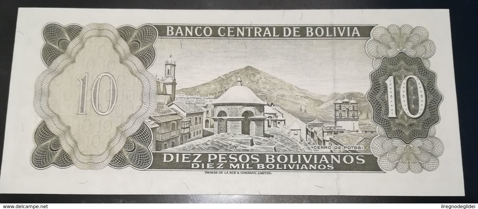 BOLIVIA  - 10 PESOS BOLIVIANOS - FIOR DI STAMPA - CARTAMONETA - PAPER MONEY - Bolivia