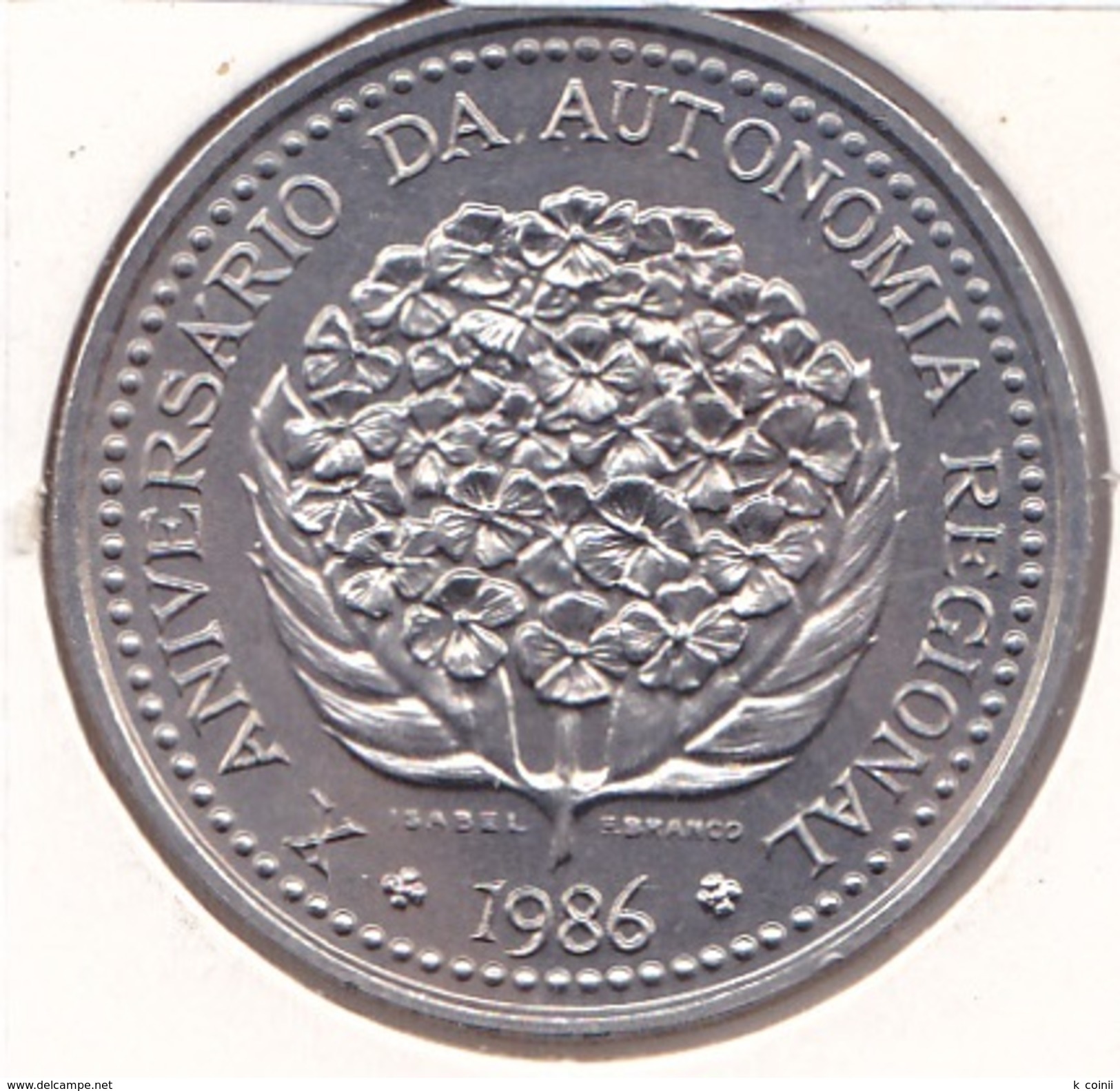Azores - 100 Escudos (100$00) 1986 - UNC - Portugal