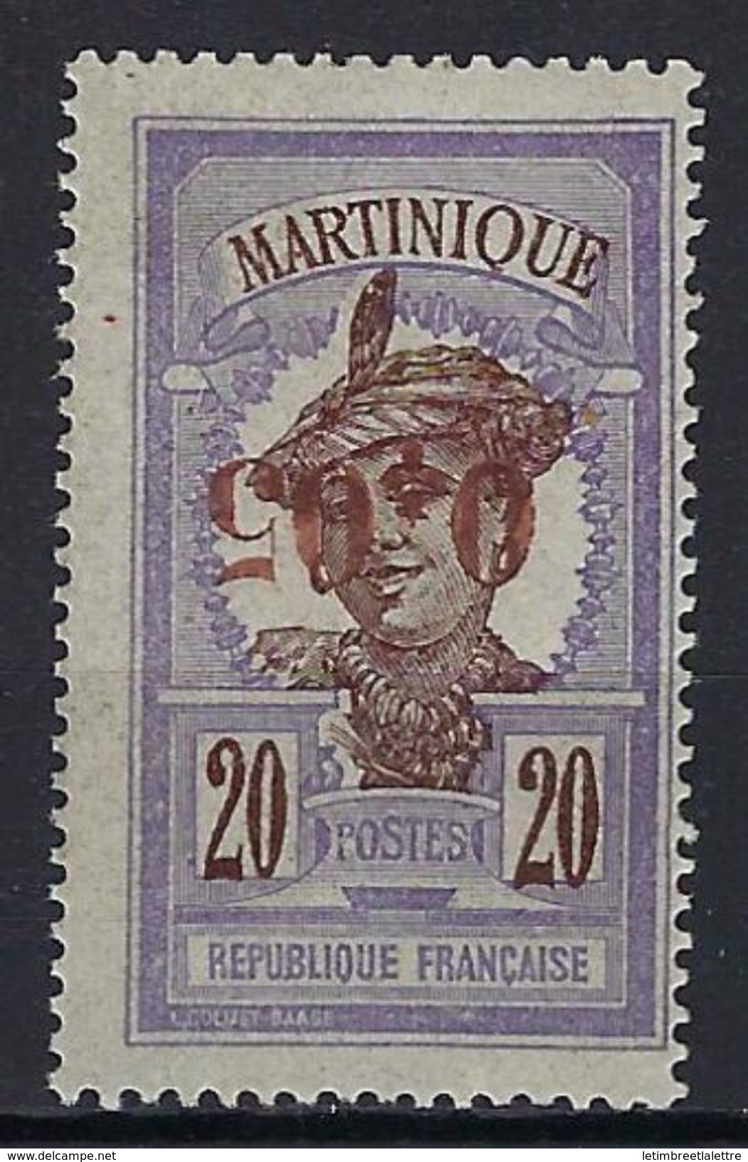 Colonie Française, Martinique N° 106 A ** TB GRAND LUXE - Nuevos