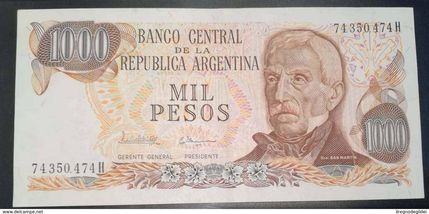 ARGENTINA - 1000 PESOS - FIOR DI STAMPA - CARTAMONETA - PAPER MONEY - Argentina