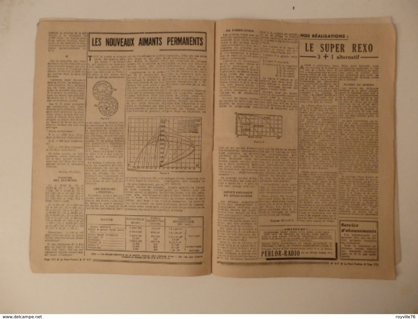 Journal sur "Le Haut-Parleur" du 20 mai 1948.