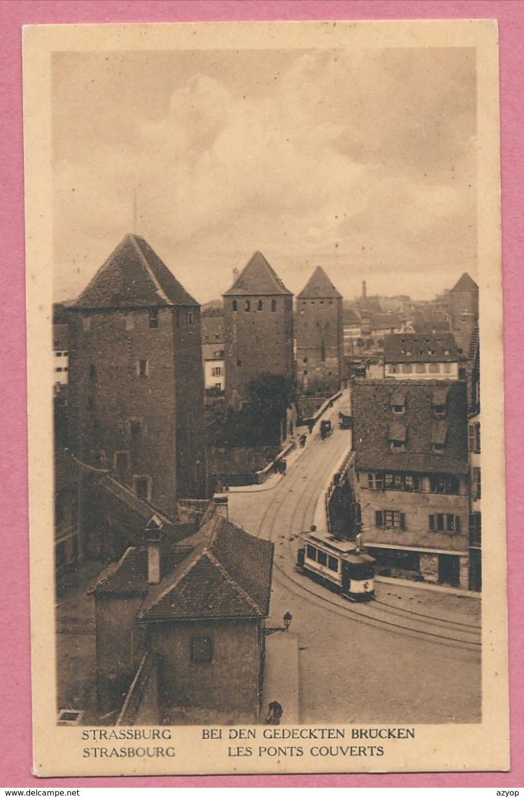 67 - STRASSBURG - STRASBOURG - Bei Den Gedekten Brücken - Les Ponts Couverts - Tram - Tramway - Strassenbahn - Strasbourg