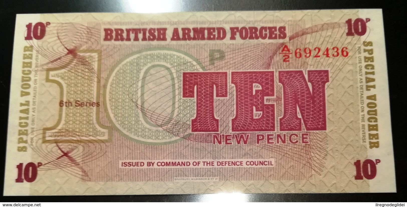 BRITISH ARMED FORCES - 10 NEW PENCE - 6TH SERIES - FIOR DI STAMPA - Andere & Zonder Classificatie