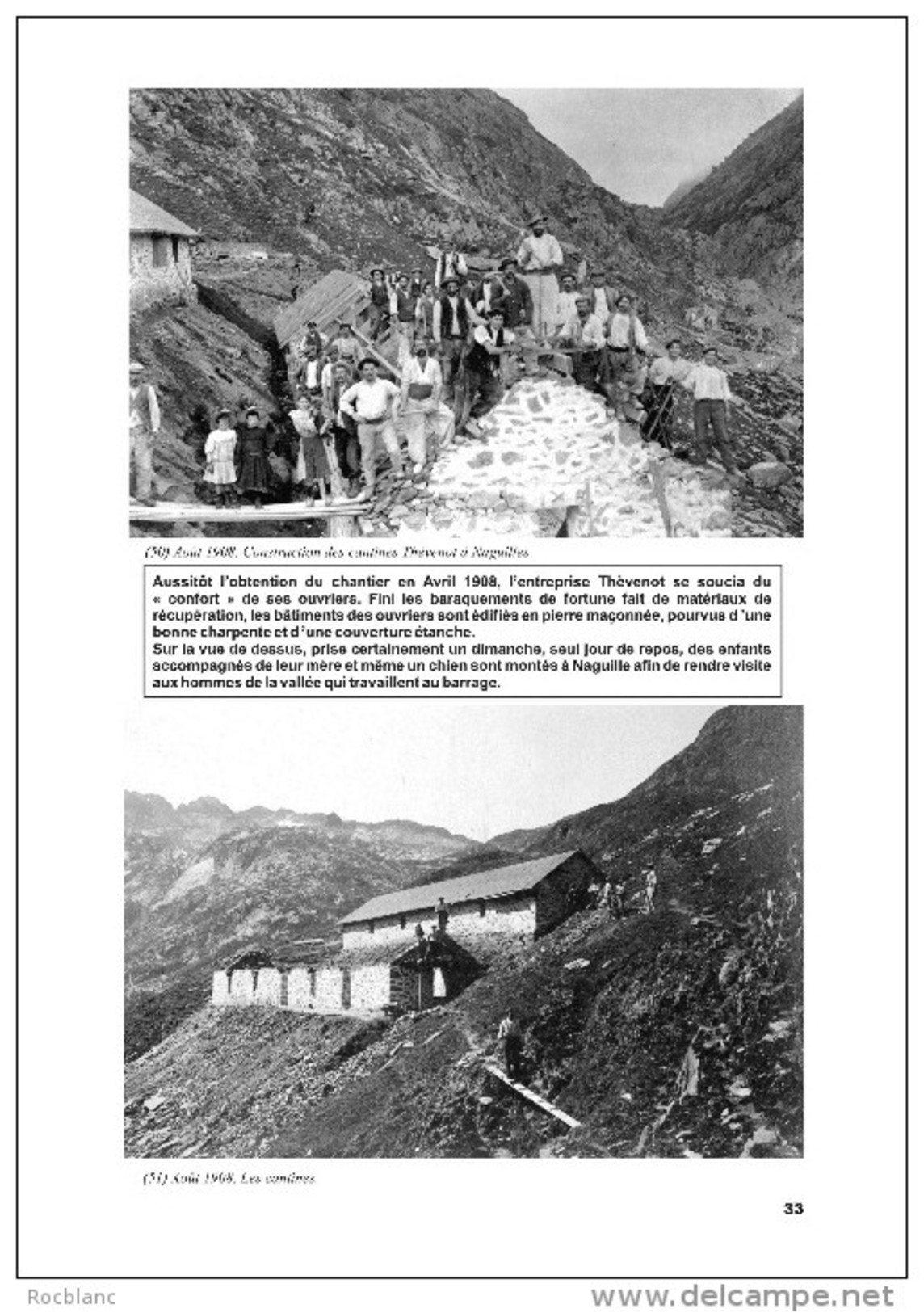 Ariège, Ax Les Thermes-Orlu-Naguilles. Histoire D'un Barrage 1903-1958. - Histoire