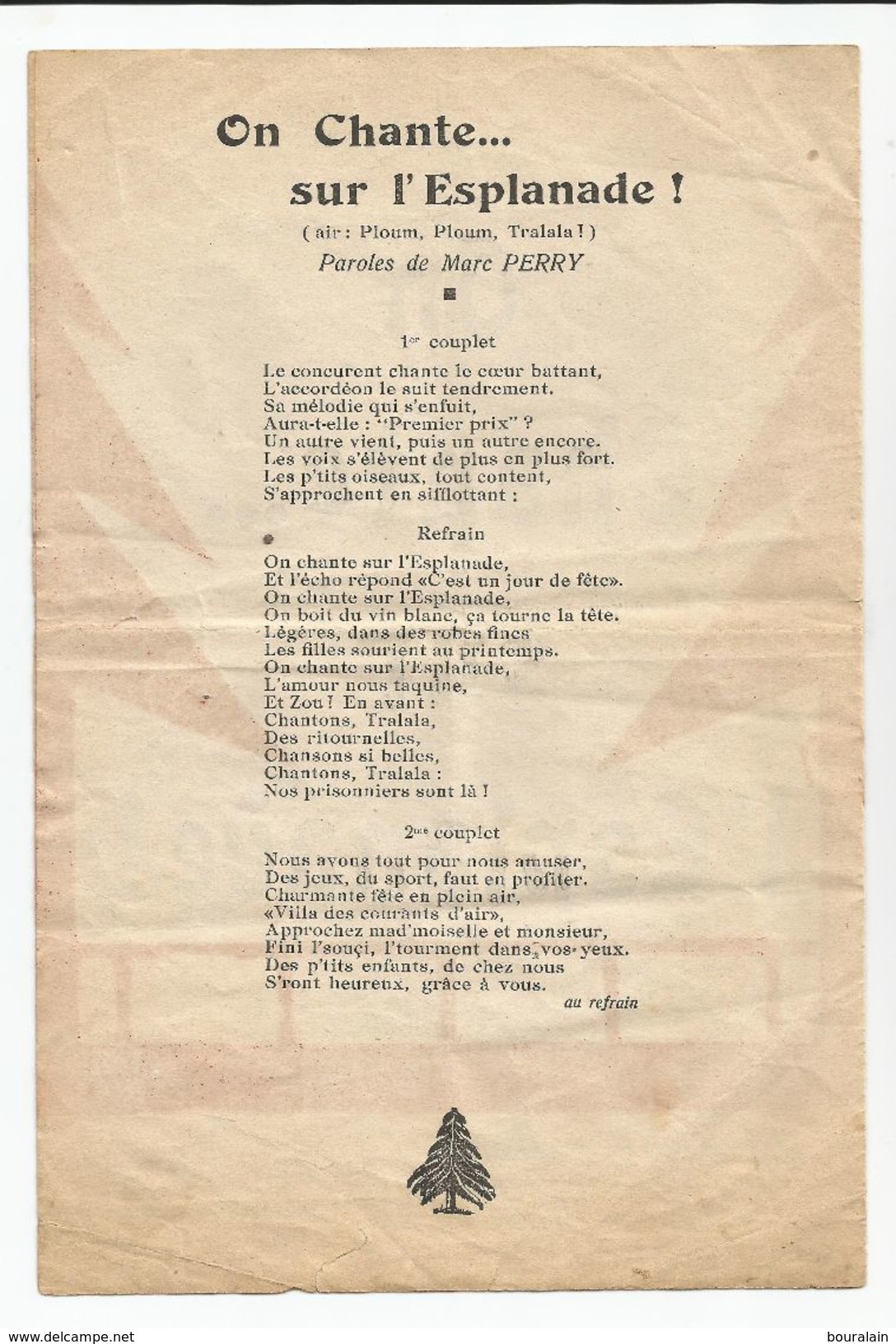 BOURGOIN - Saint Savin - On Chante Sur L'esplanade - Marc Perry - Lou Dauphinois - Carapia - Prisonniers Guerre - Non Classés