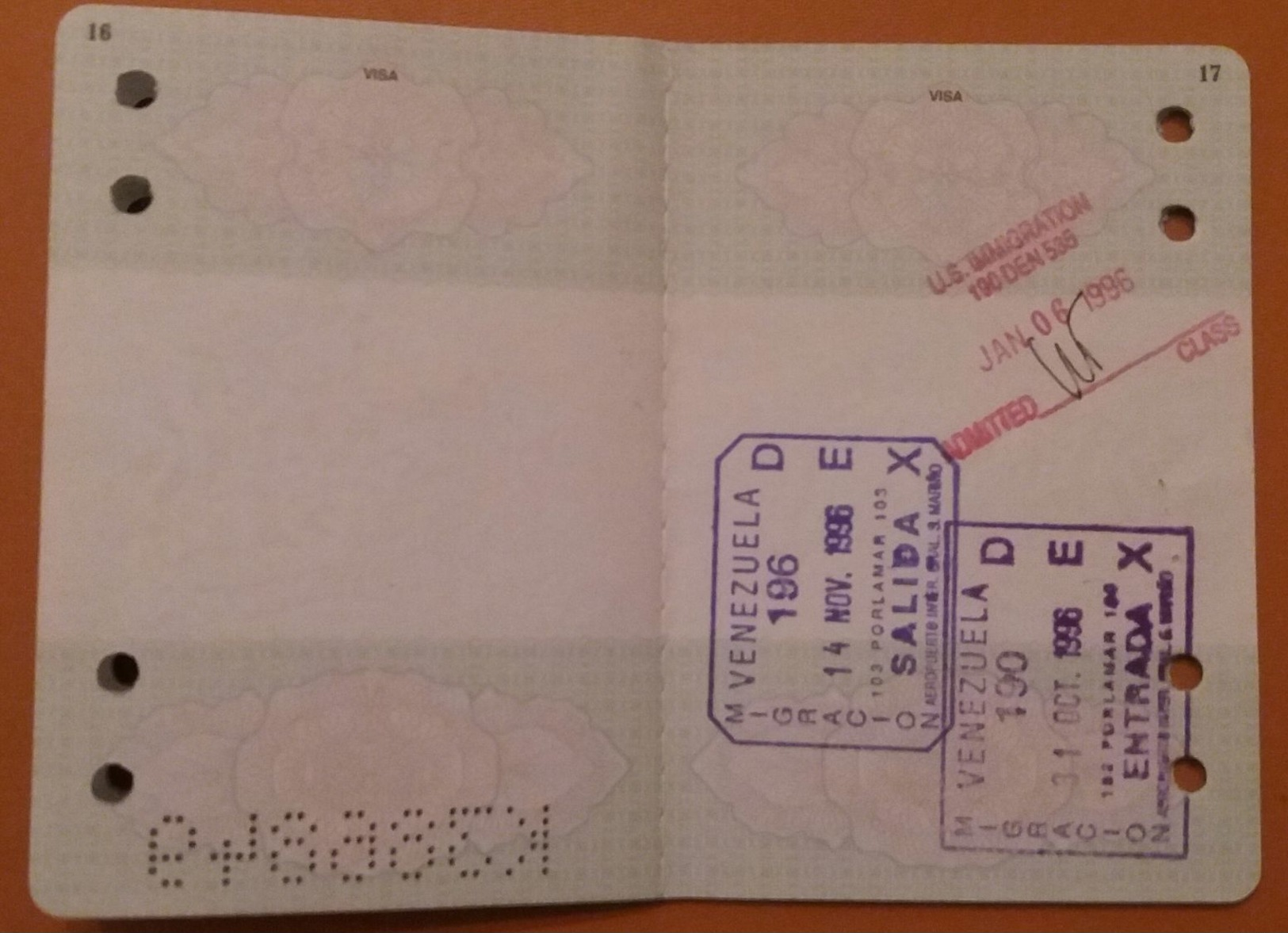 Passport Netherlands 1992 Exp 1997 Inks Jamaica,Gambia,Senegal,Venezuela,UK,US - Documents Historiques