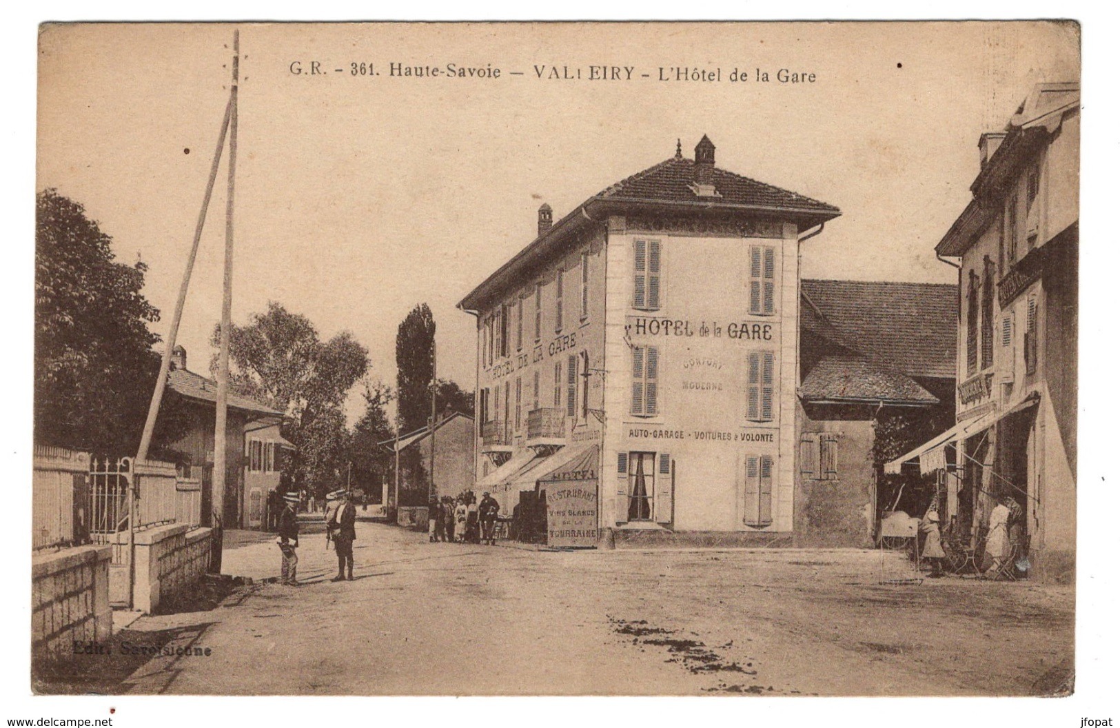 74 HAUTE SAVOIE - VALLEIRY Hôtel De La Gare - Sonstige & Ohne Zuordnung