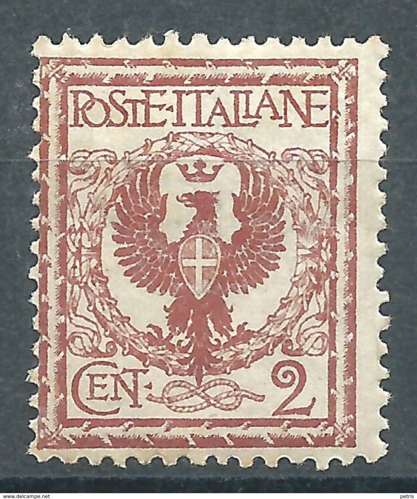 Italia 1901 Floreale 2 C MNH** - Neufs