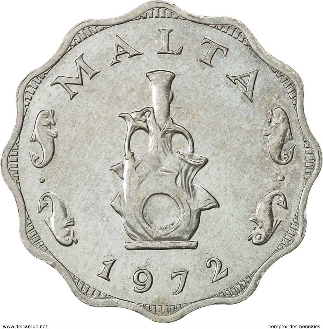 Monnaie, Malte, 5 Mils, 1972, British Royal Mint, SPL, Aluminium, KM:7 - Malta