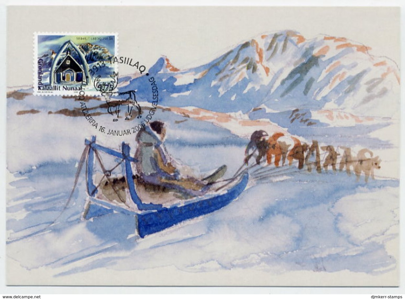 GREENLAND 2006 250th Anniversary Of Sisimiut On Maximum Card.  Michel 458 - Maximumkaarten