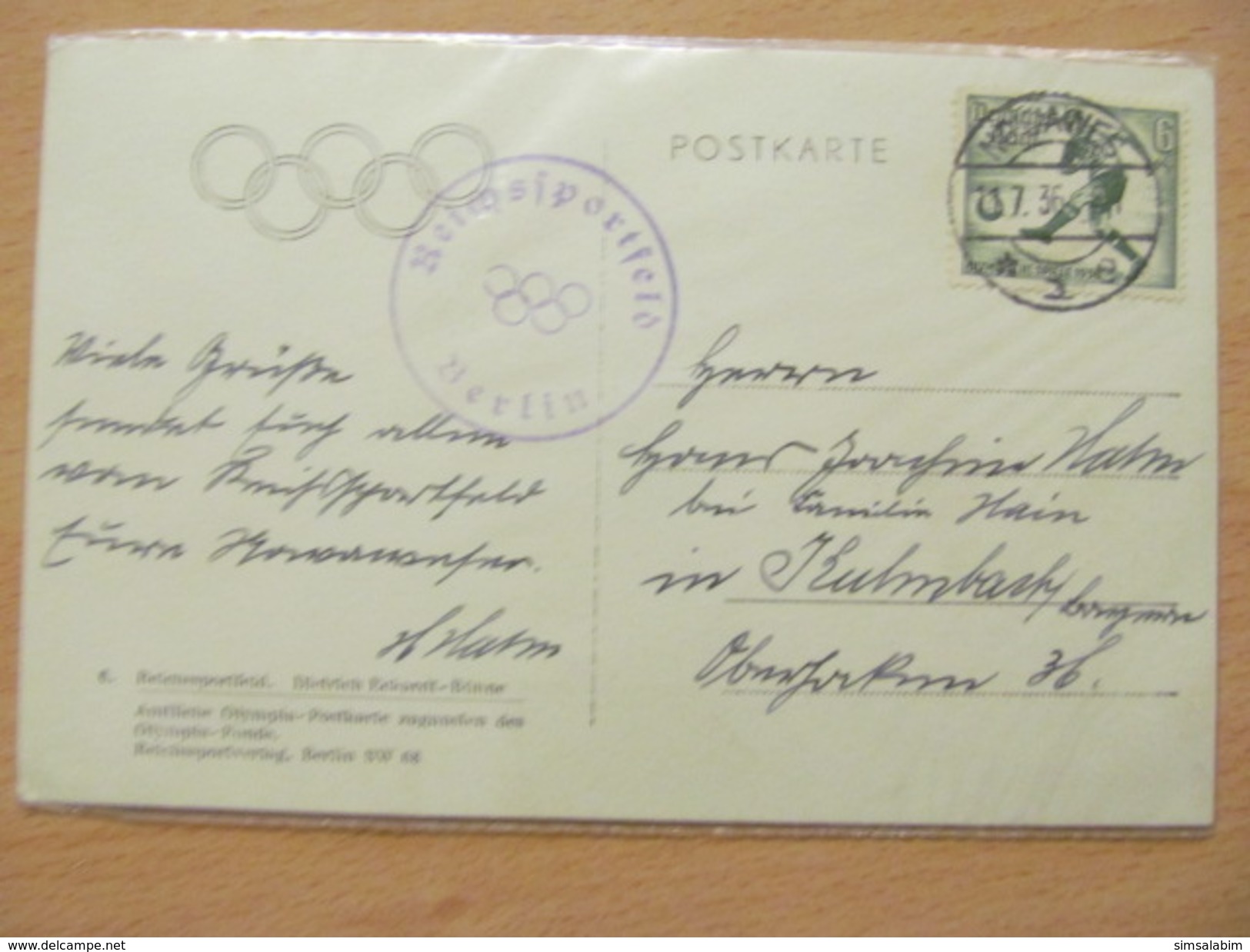 Olympiade 1936,tolle Sammlung von 21 verschiedenen SST Karten mit seltenen Stempeln!