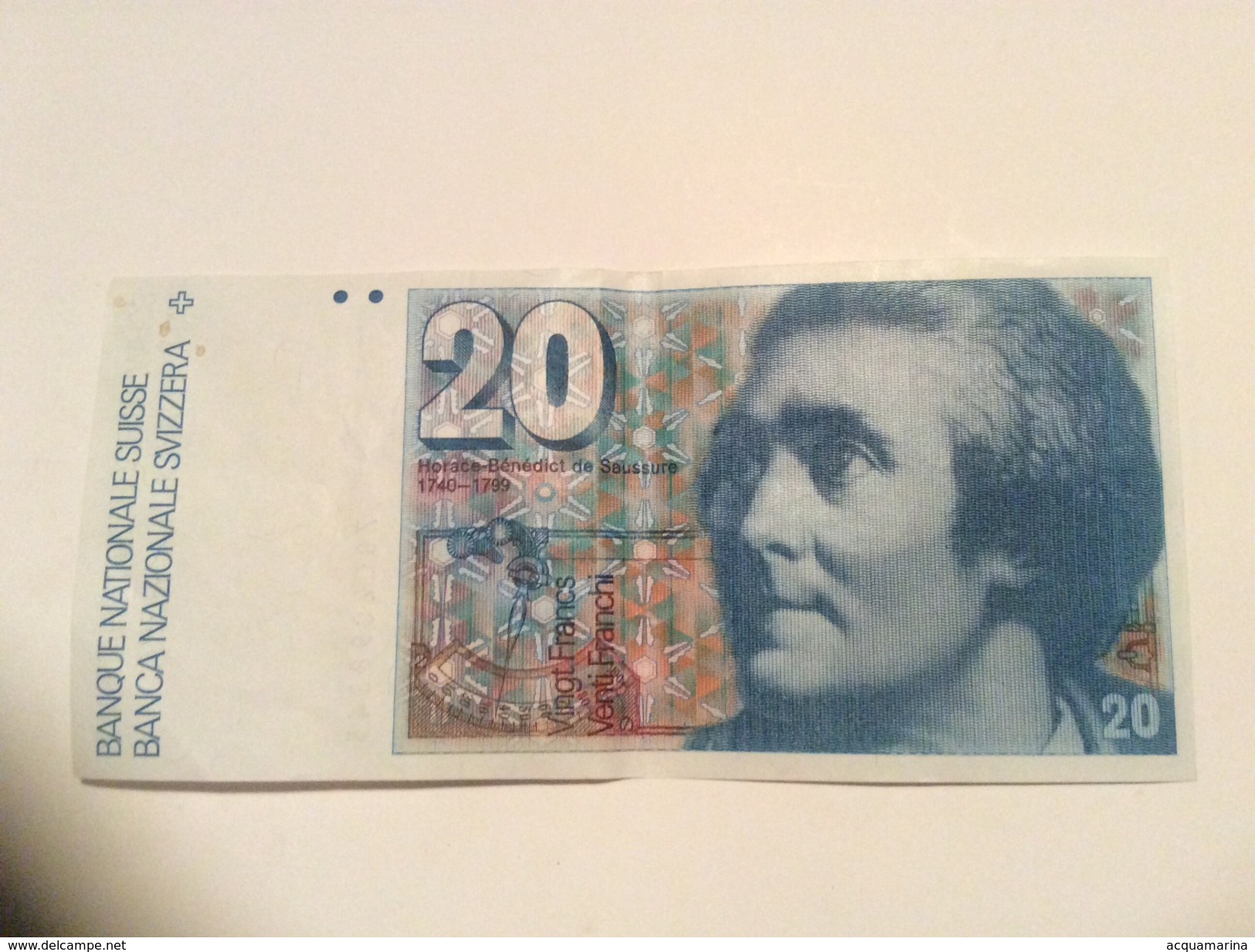 SUISSE SVIZZERA SWITZERLAND 20 FRANCS EF - Schweiz