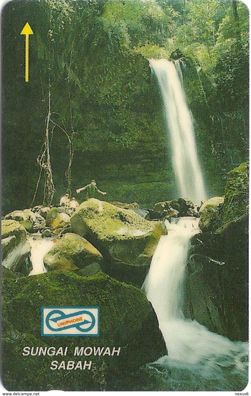 Malaysia (Uniphonekad) - Sungai Mowah Sabah - 34MSAC - 1992, 60.000ex, Used - Malaysia