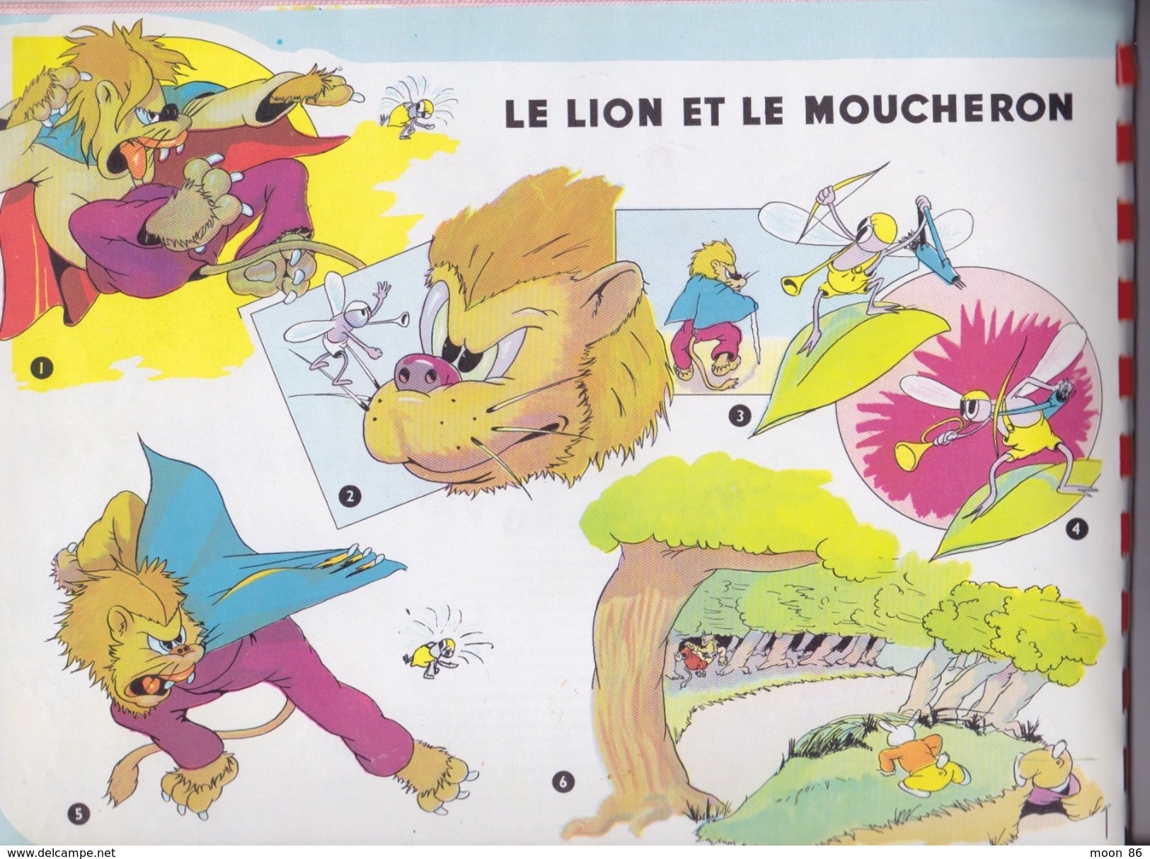 Les Fables De LA FONTAINE- Illustrateur Dessins Animés G LEBRET éd Dargaud 1946 - Collection Lectures Und Loisirs