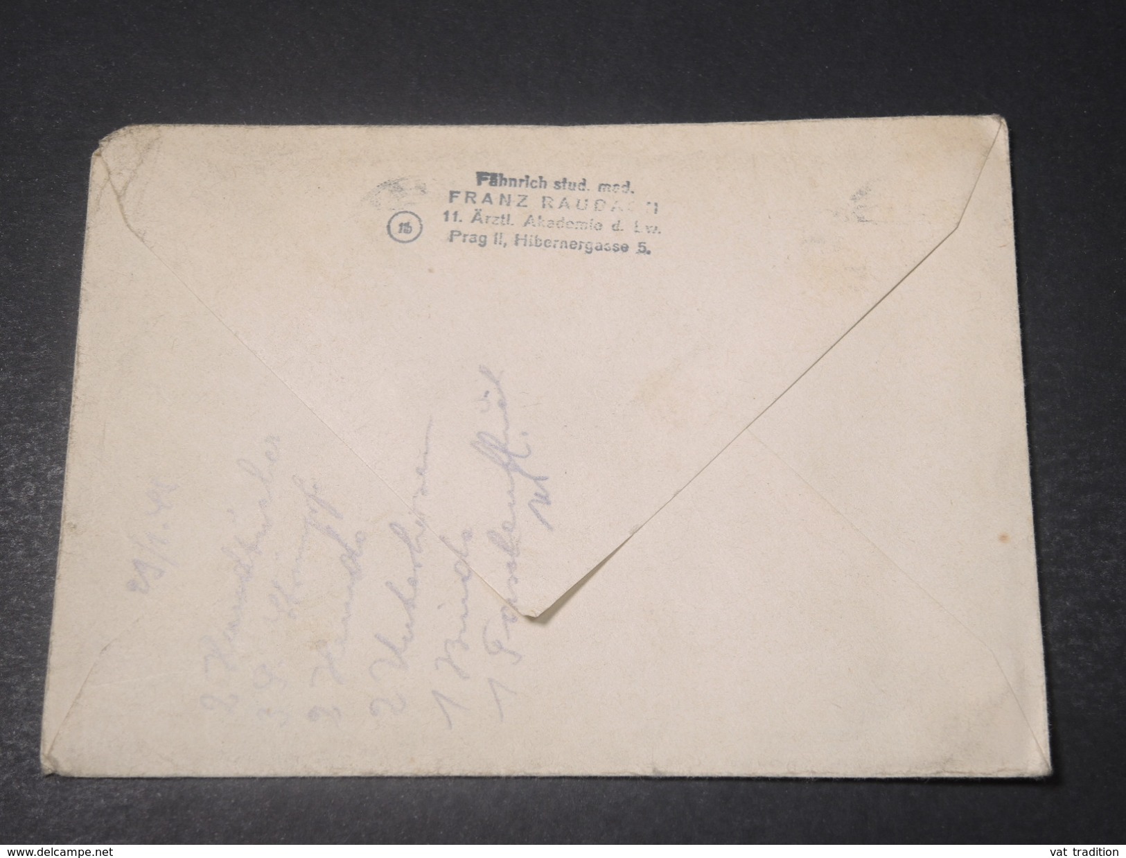 BOHÊME ET MORAVIE - Enveloppe En Franchise De Prague En 1941 - L 11378 - Lettres & Documents