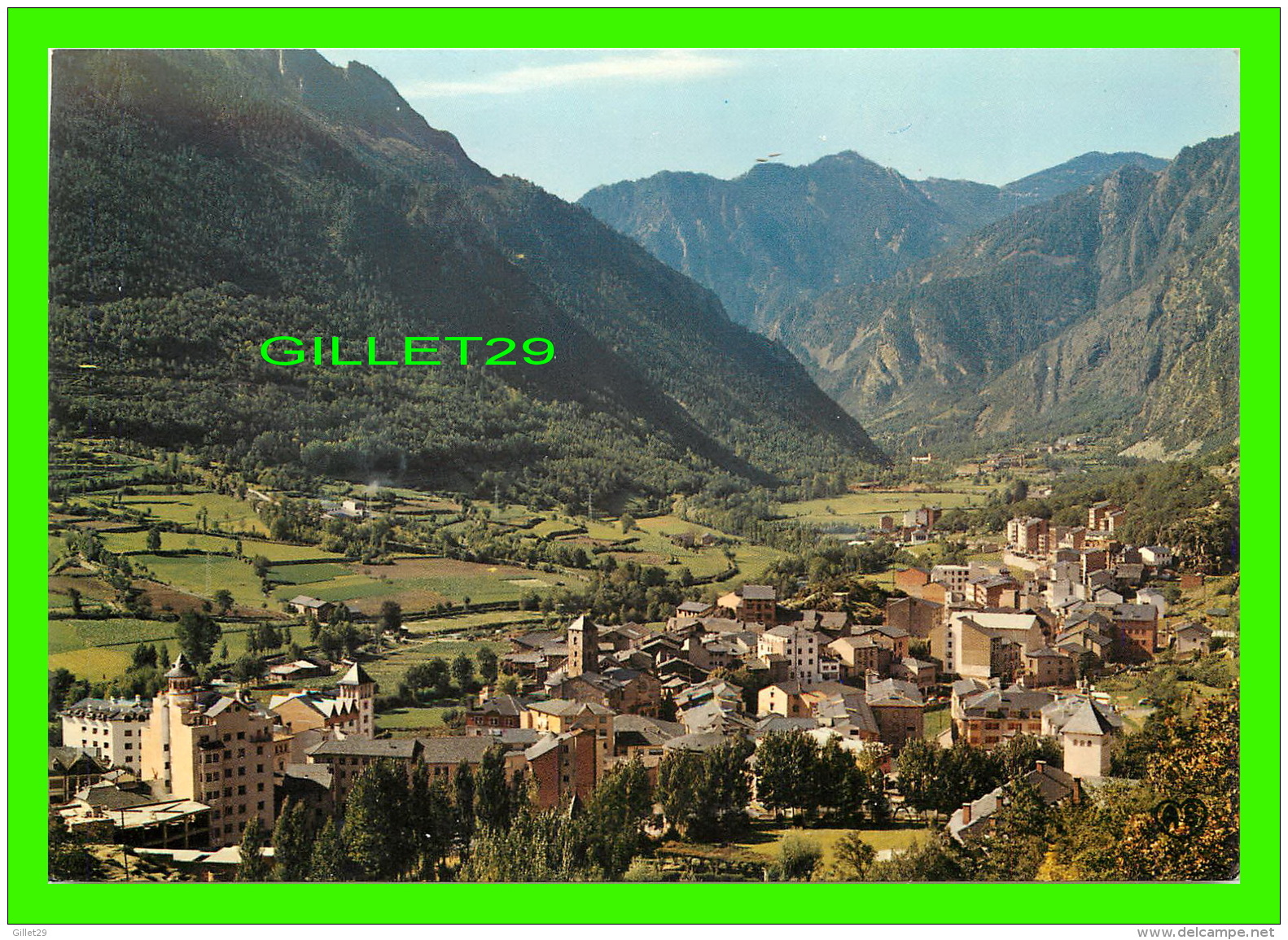 ANDORRA LA VELLA, ANDORRE -  VUE GÉNÉRALE SUR LA VILLE D'ANDORRE - APA - - Andorre