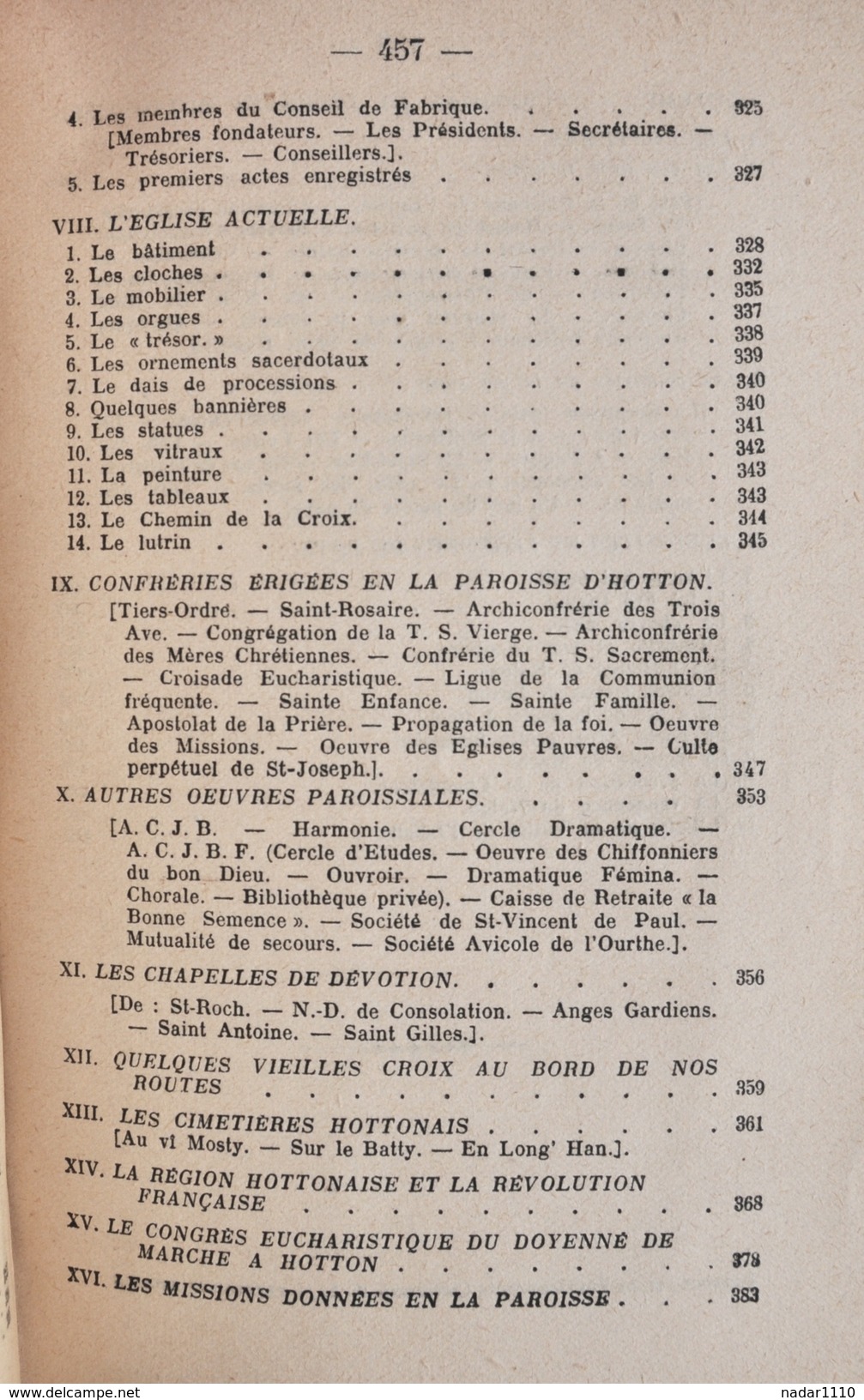 HOTTON à travers les âges - Abbé Edmond Marquet - Casterman, 1930 / La Roche, Durbuy, Melreux, Erpigny, Fanzel, Soy