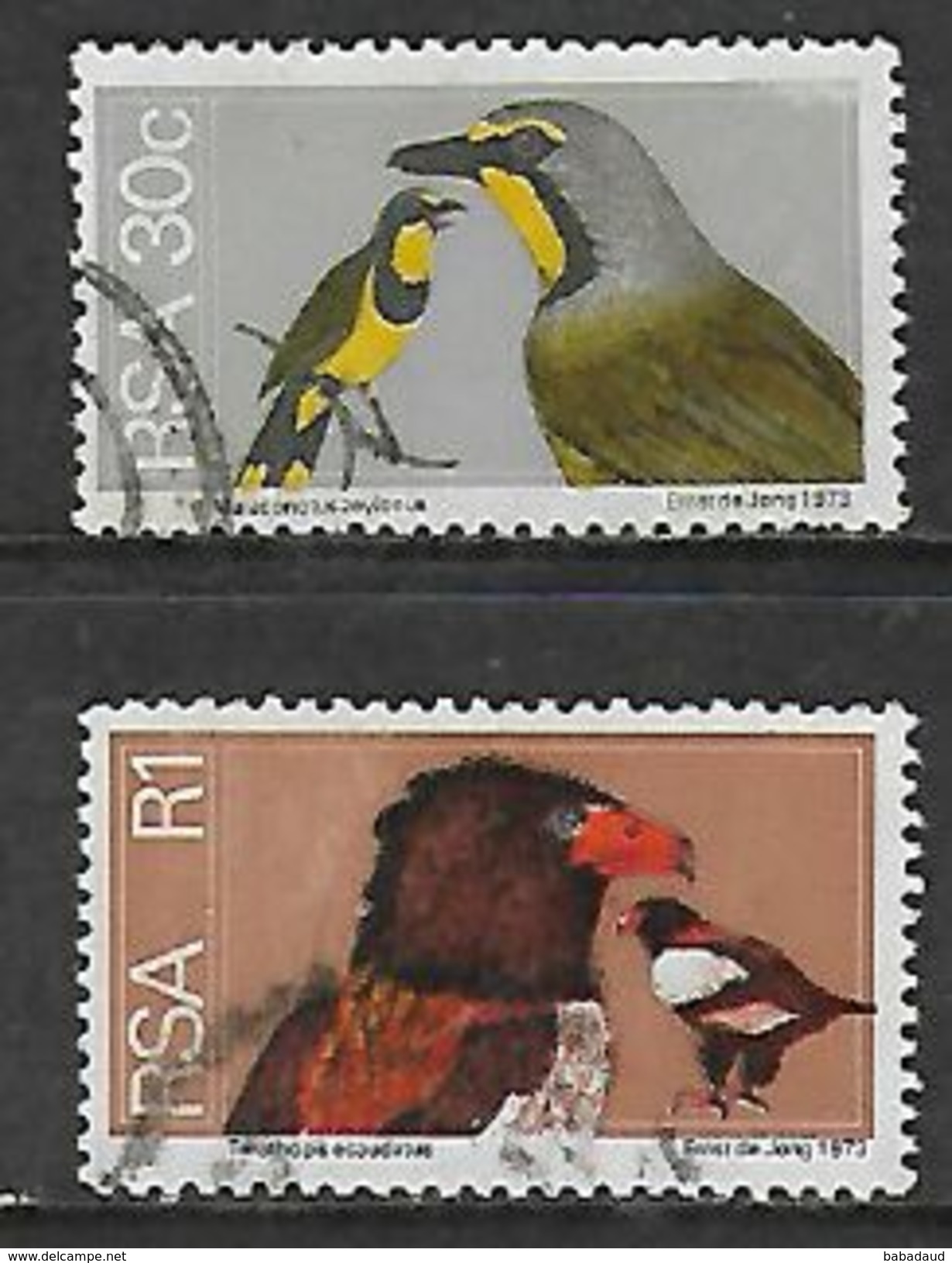 S.Africa, 1974, 30c Shrikes, R1, Bateleurs, Used - Used Stamps