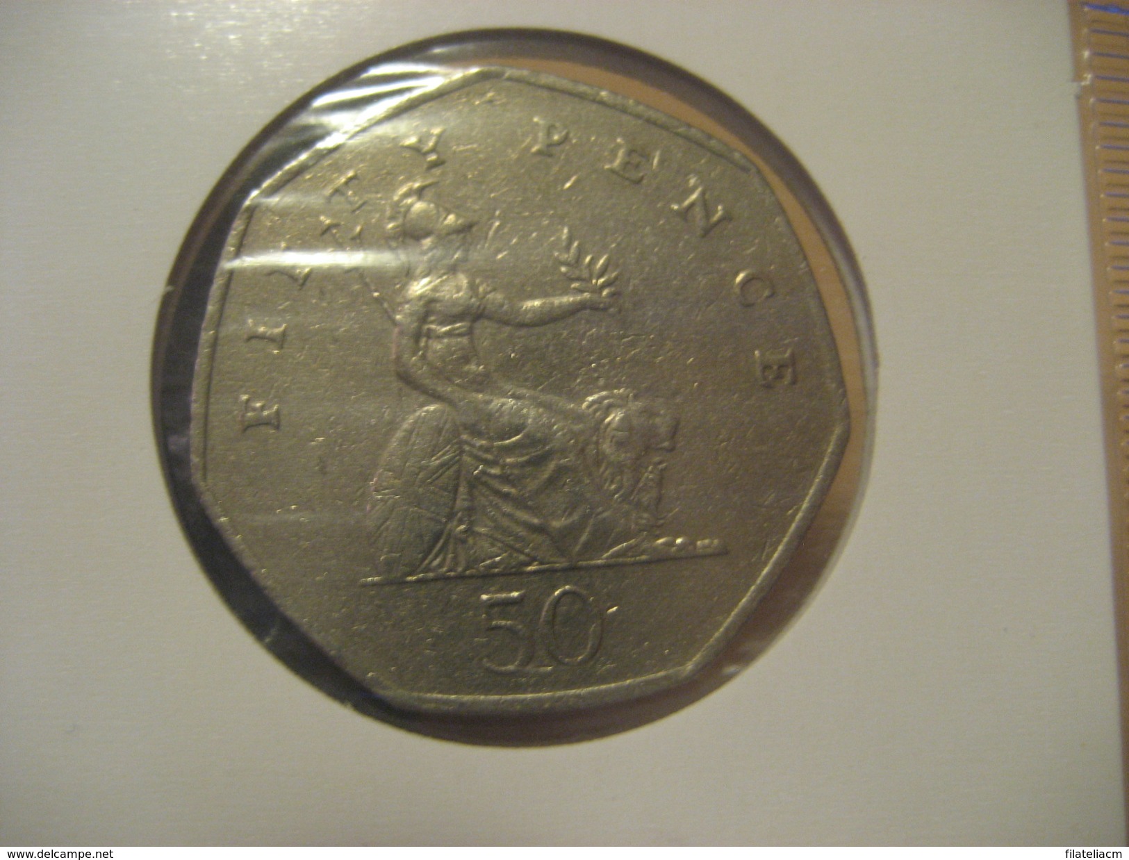 50 Pence 2001 ENGLAND Great Britain QE II Coin - 50 Pence