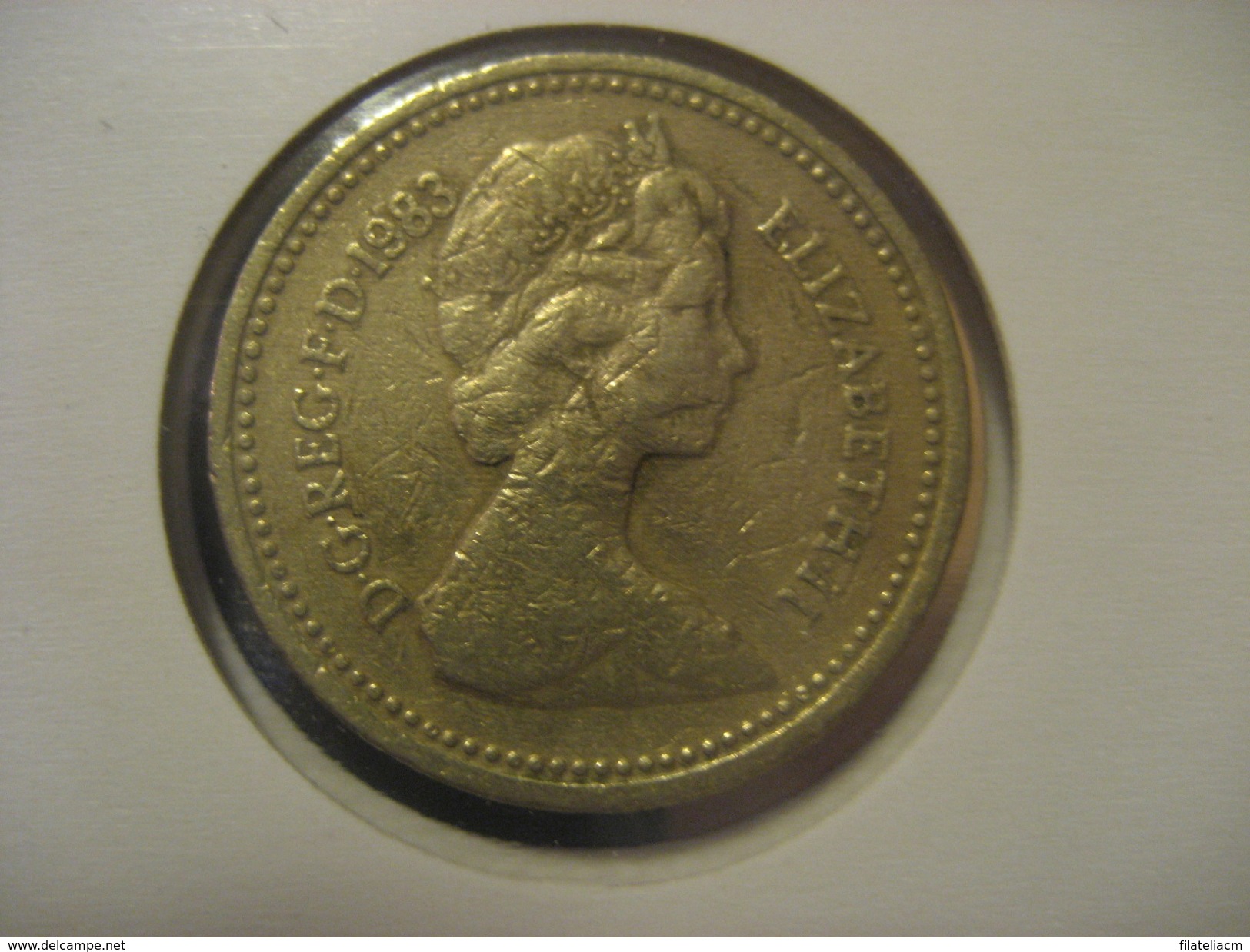 1 Pound 1983 ENGLAND Great Britain QE II Coin - 1 Pound