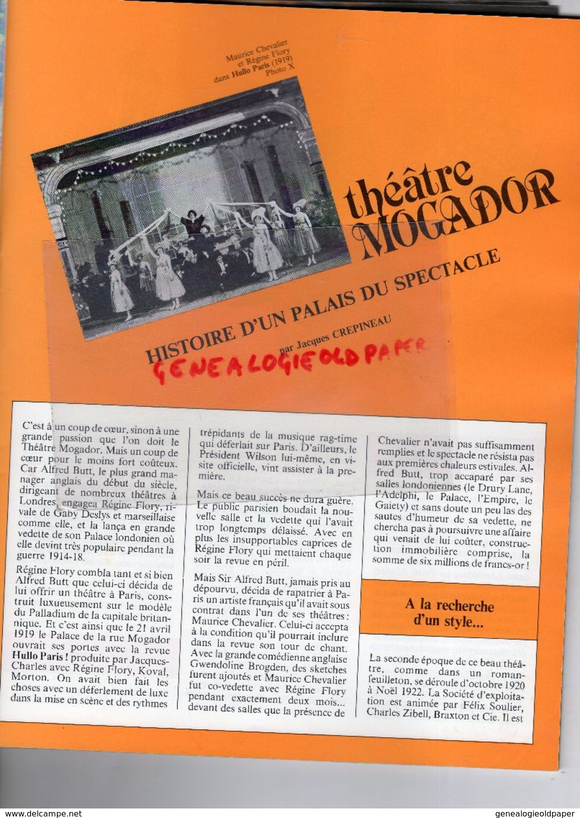 75- PARIS- PROGRAMME THEATRE MOGADOR- CYRANO DE BERGERAC-JEROME SAVARY-JACQUES WEBER-CHARLOTTE TURCKHEIM-OPIUM-FLO - Programmes