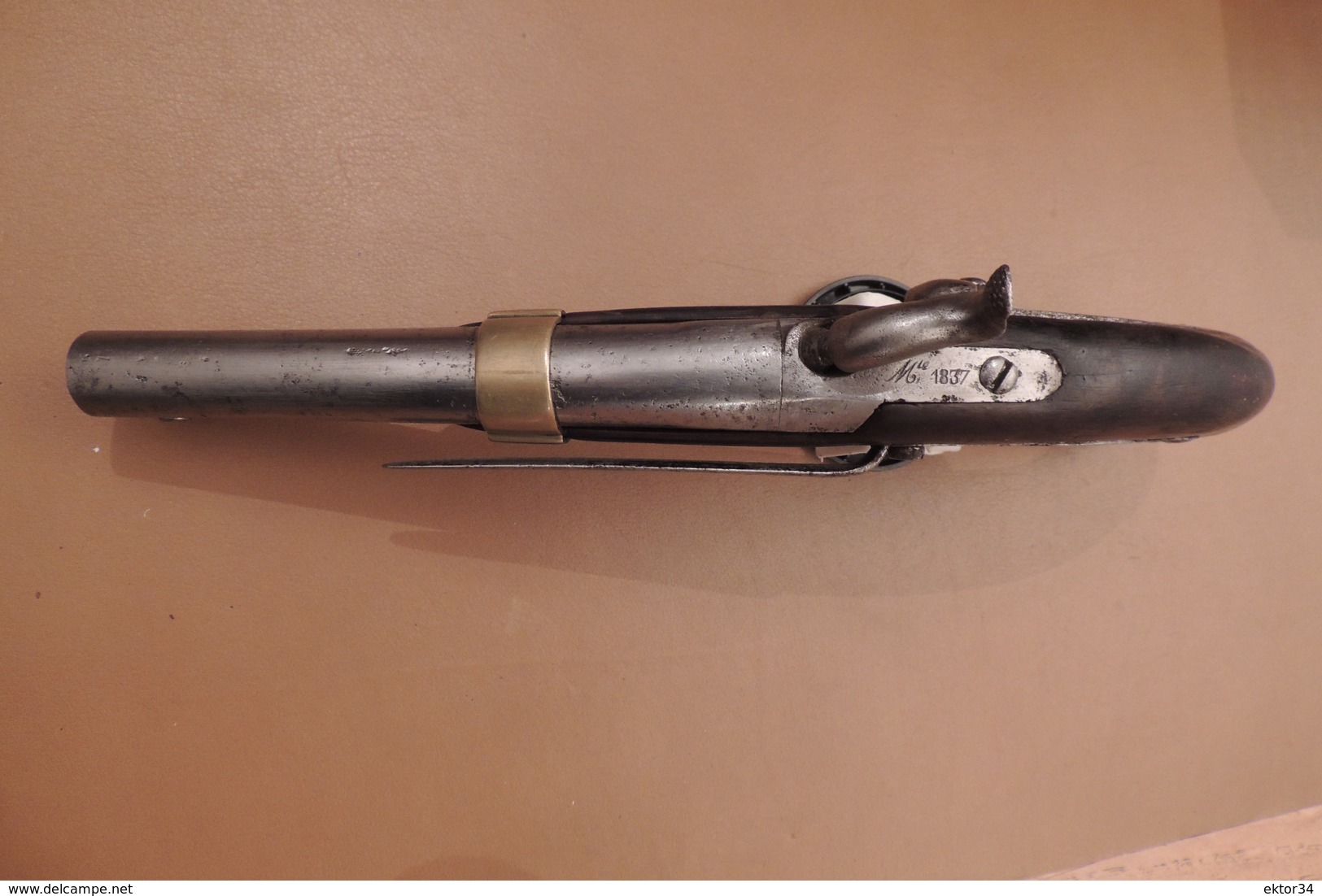 PISTOLET de MARINE Mle 1837 1er type, Manufacture Royale de CHATELLERAULT