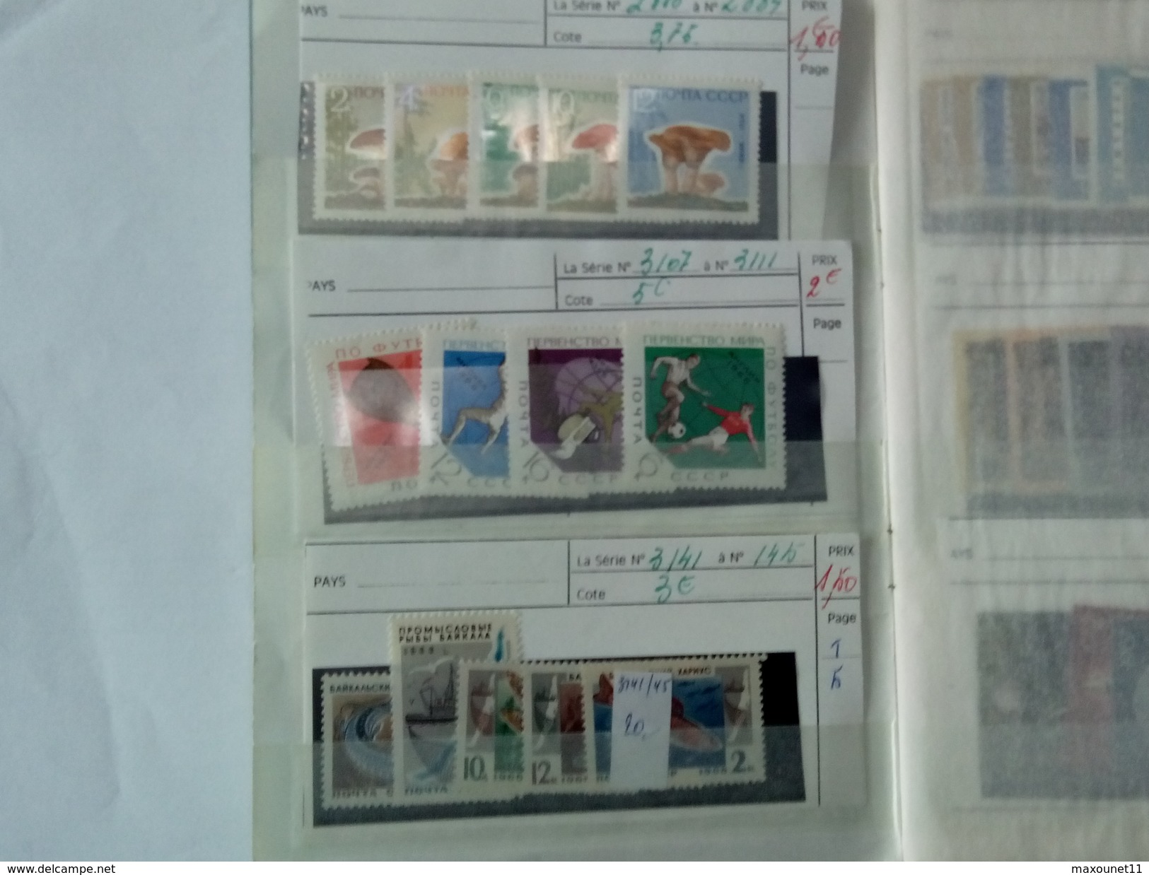 Petit Album De Timbres Neufs De Russie . - Colecciones (en álbumes)