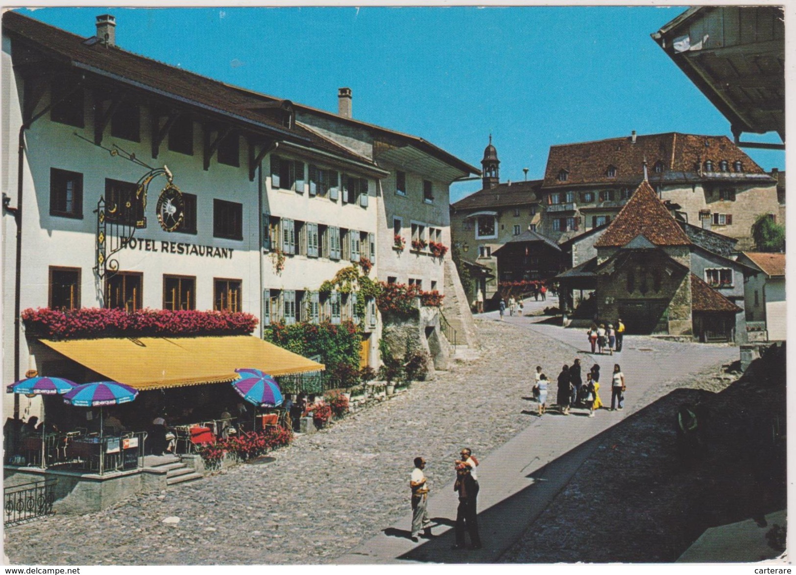 SUISSE,SWITZERLAND,SWISS, HELVETIA,SCHWEIZ,SVIZZERA ,FRIBOURG,GRUYERES,HOTEL RESTAURANT - Fribourg