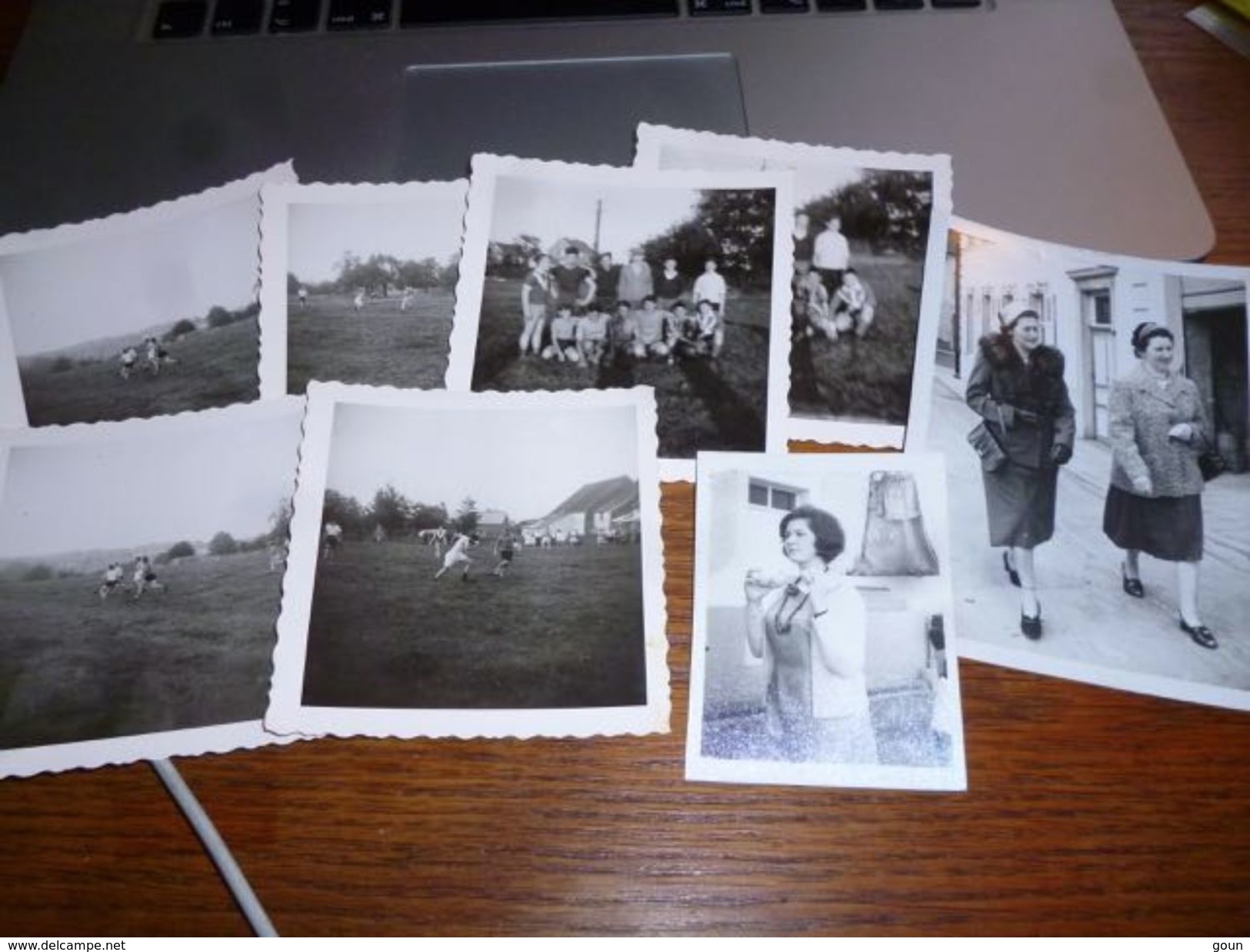 Lot 10 Photos Strée Kermesse 1956 - Procession - Football - Krieg, Militär