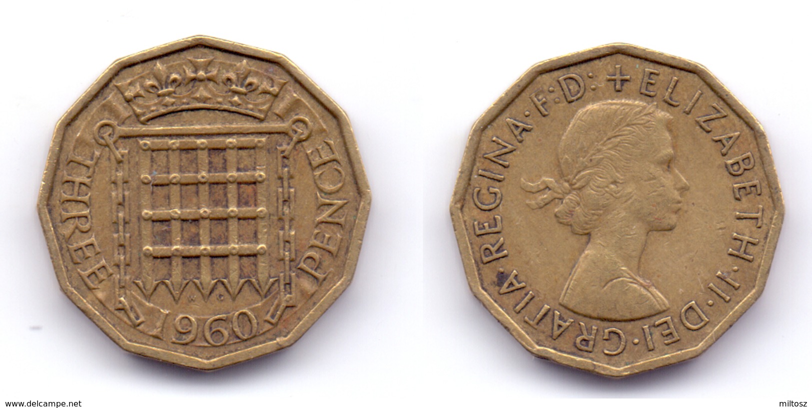 Great Britain 3 Pence 1960 - F. 3 Pence