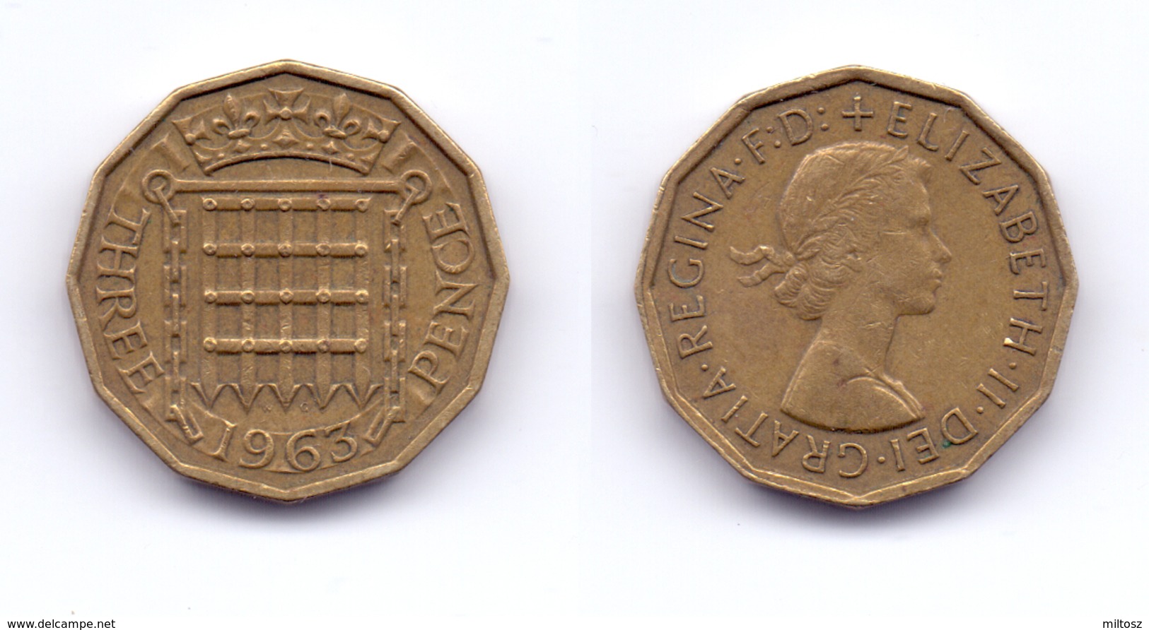 Great Britain 3 Pence 1963 - F. 3 Pence