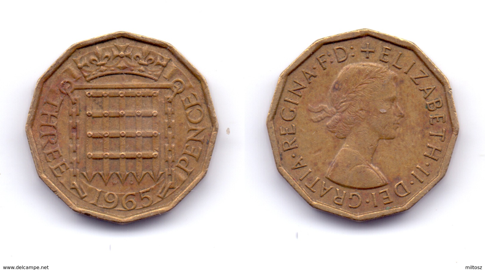 Great Britain 3 Pence 1965 - F. 3 Pence