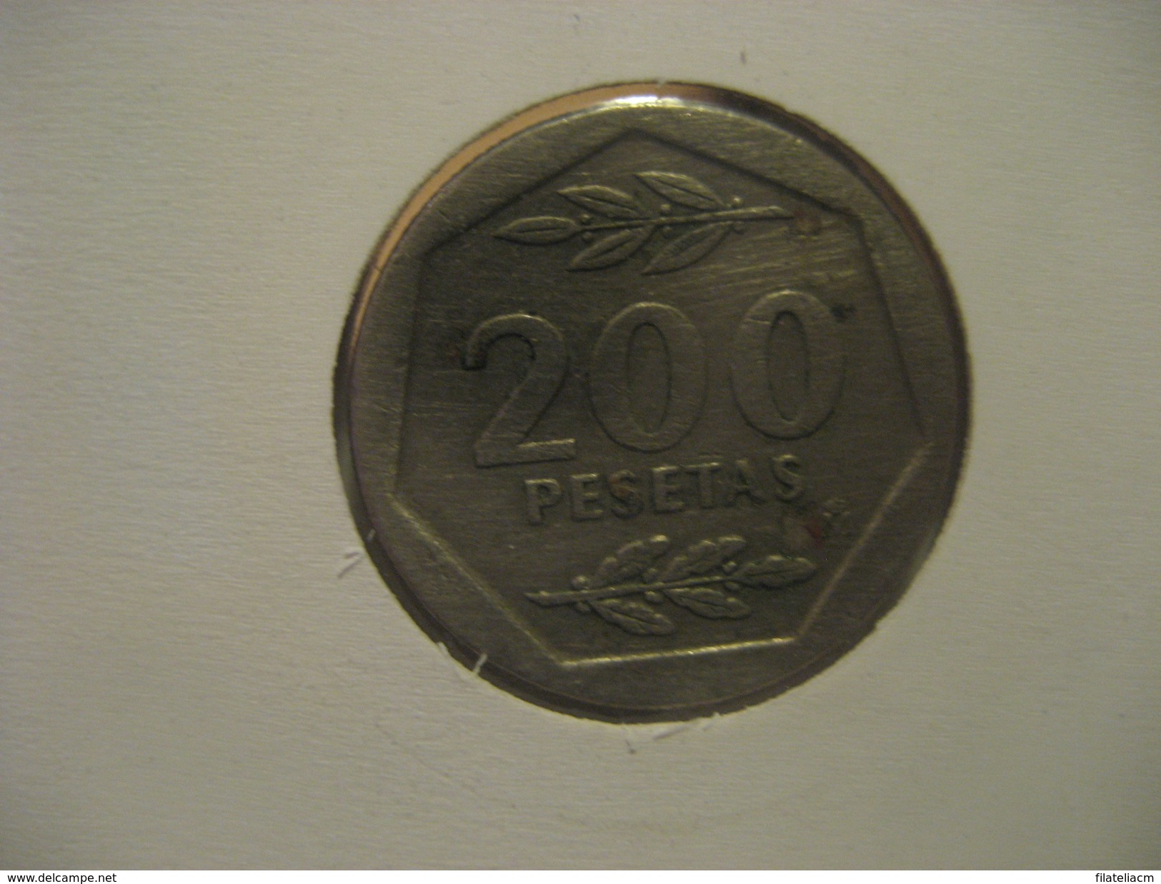 200 Pesetas 1986 SPAIN Juan Carlos I Coin - 200 Pesetas