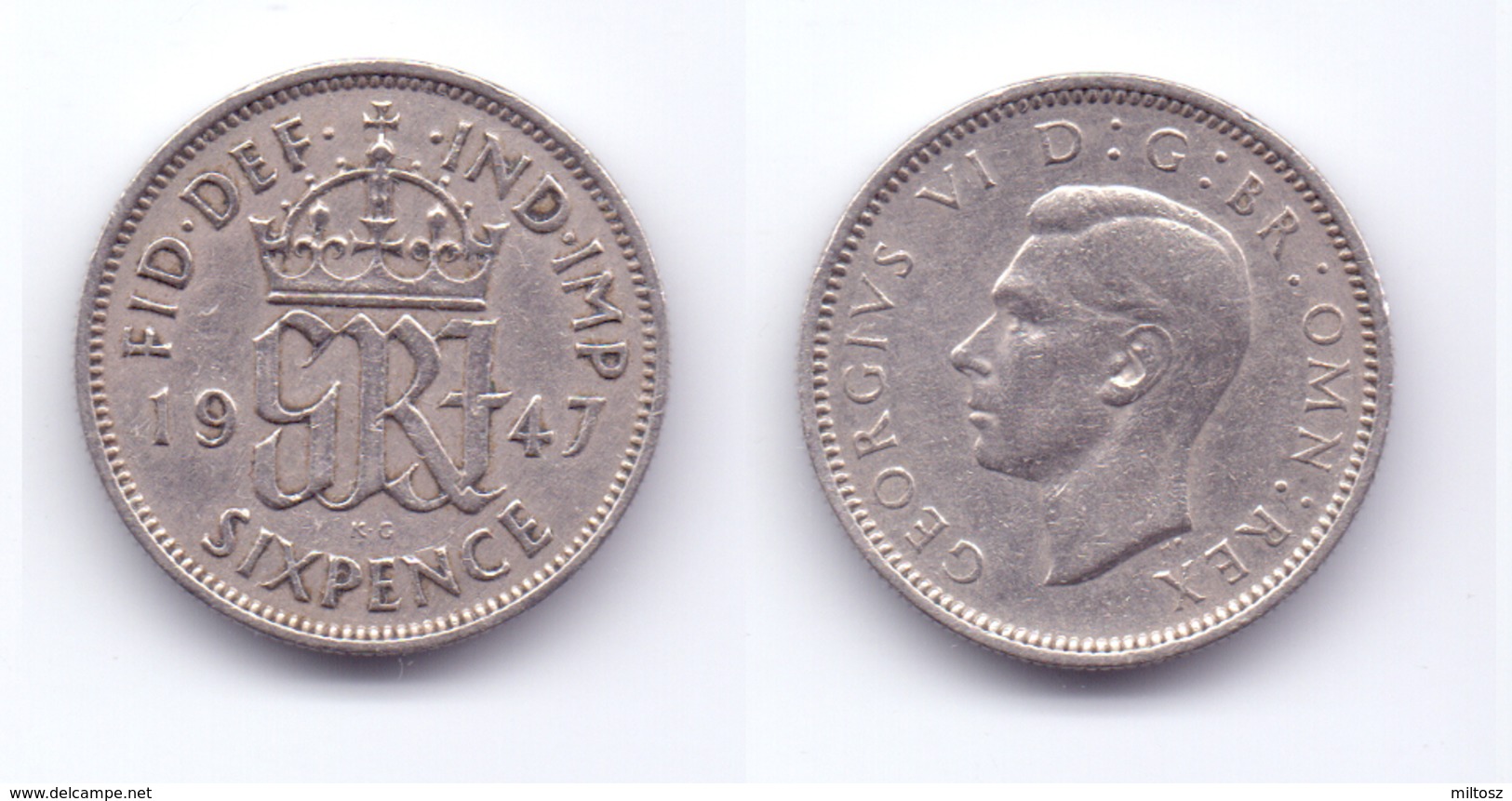 Great Britain 6 Pence 1947 - H. 6 Pence