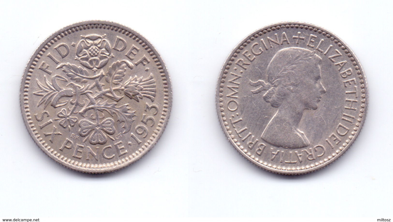 Great Britain 6 Pence 1953 - H. 6 Pence