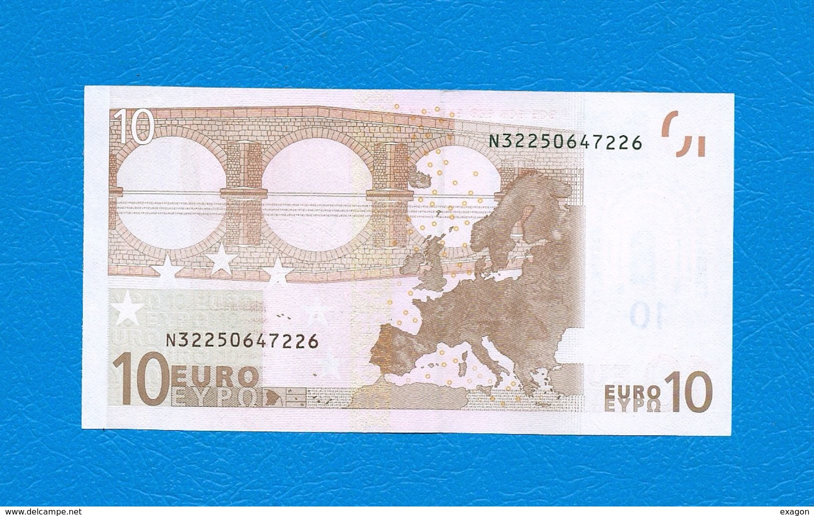 10    EURO  -  A U S T R I A  -   N  32250647226  - Firma  TRICHET - 10 Euro