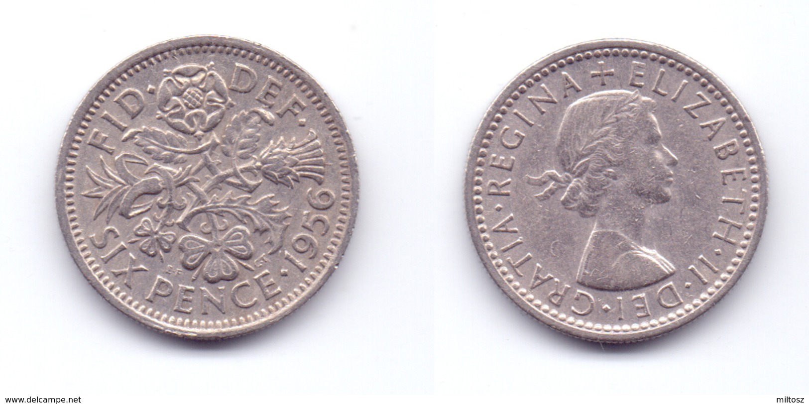 Great Britain 6 Pence 1956 - H. 6 Pence