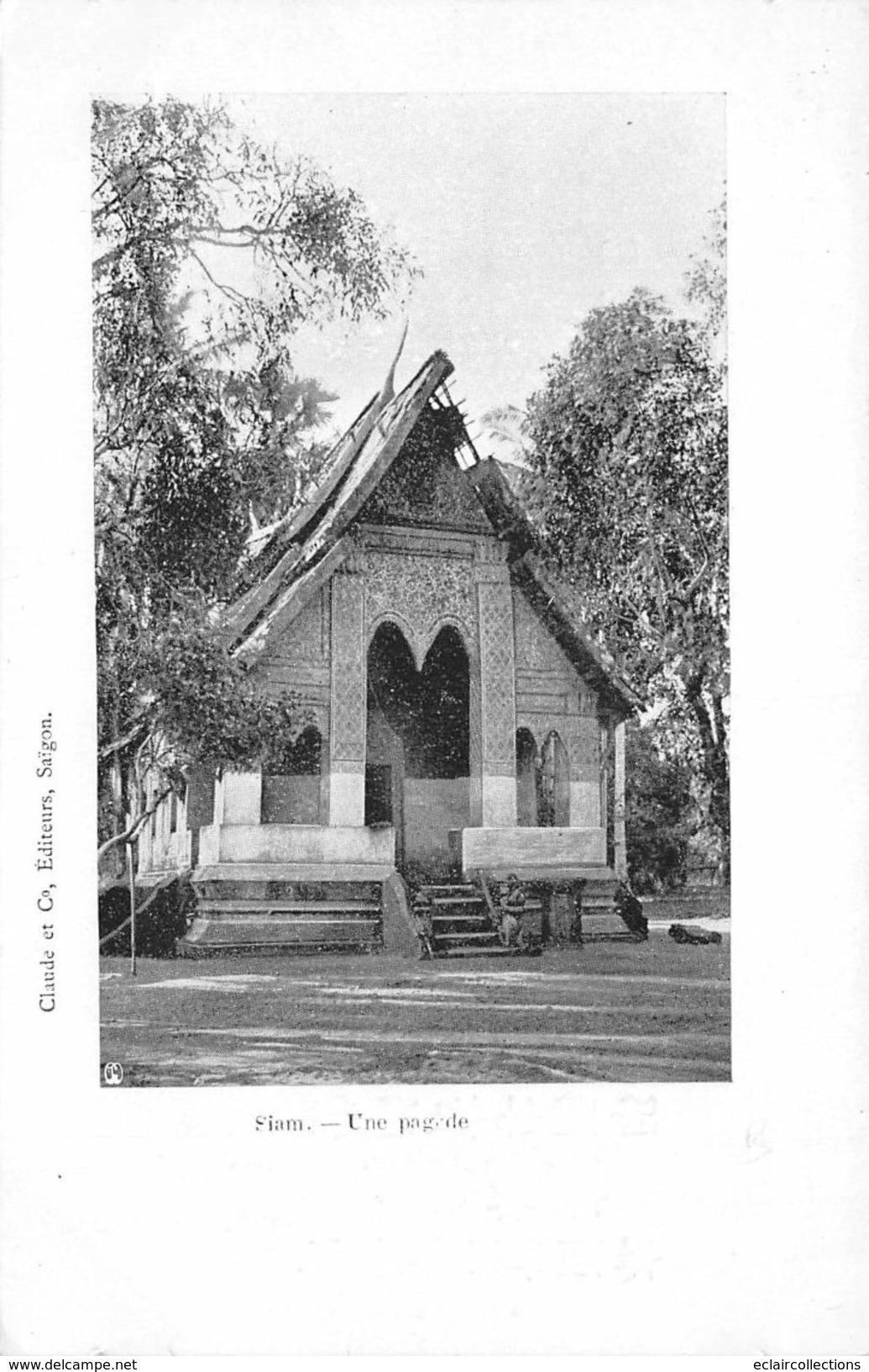 Asie    Siam Thaïlande    Une Pagode       (voir Scan) - Thaïlande