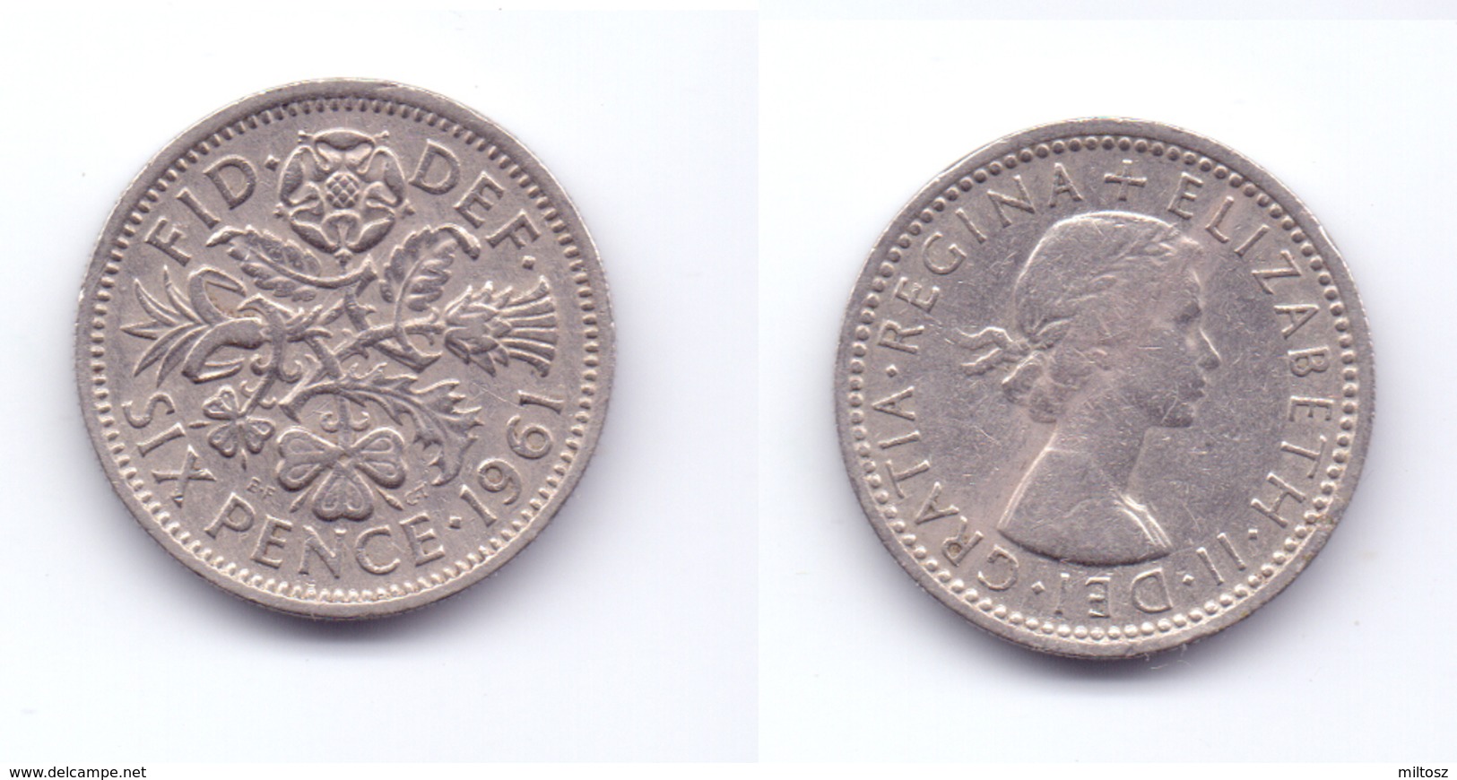 Great Britain 6 Pence 1961 - H. 6 Pence