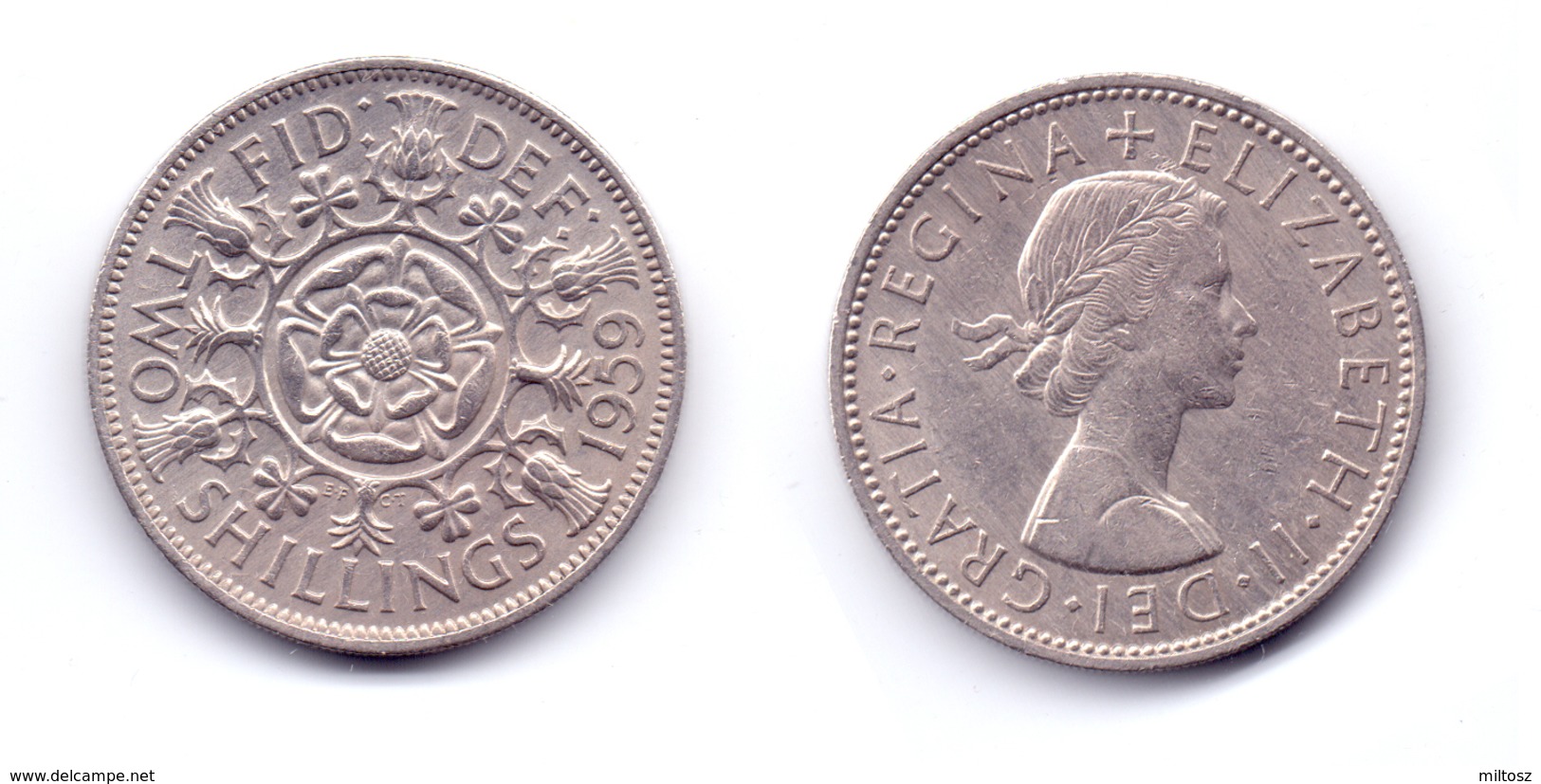 Great Britain 2 Shillings 1959 - J. 1 Florin / 2 Schillings