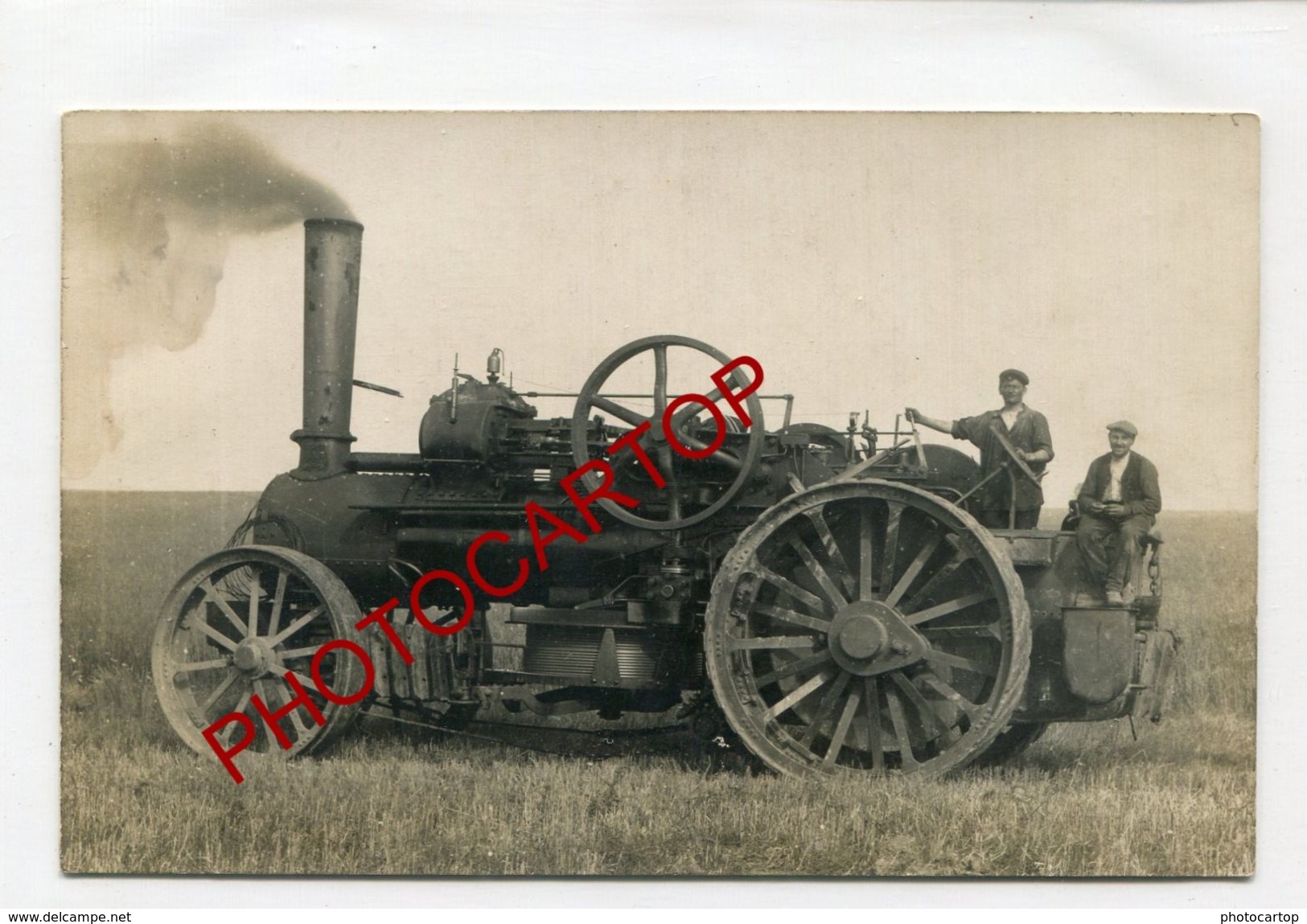 Labourage A VAPEUR Par CABLE Et LOCOMOBILE-A. COPIN-SOISSONS-Agriculture-Technique-6x CARTES PHOTOS-France-02- - Soissons