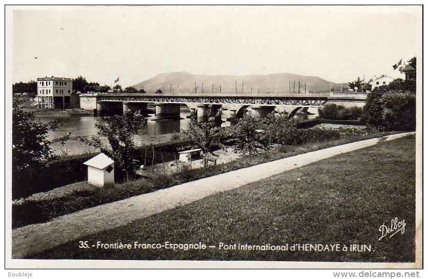 Frontière Franco Espagnole  Pont International D'Hendaye à Irun  ..... - Hendaye