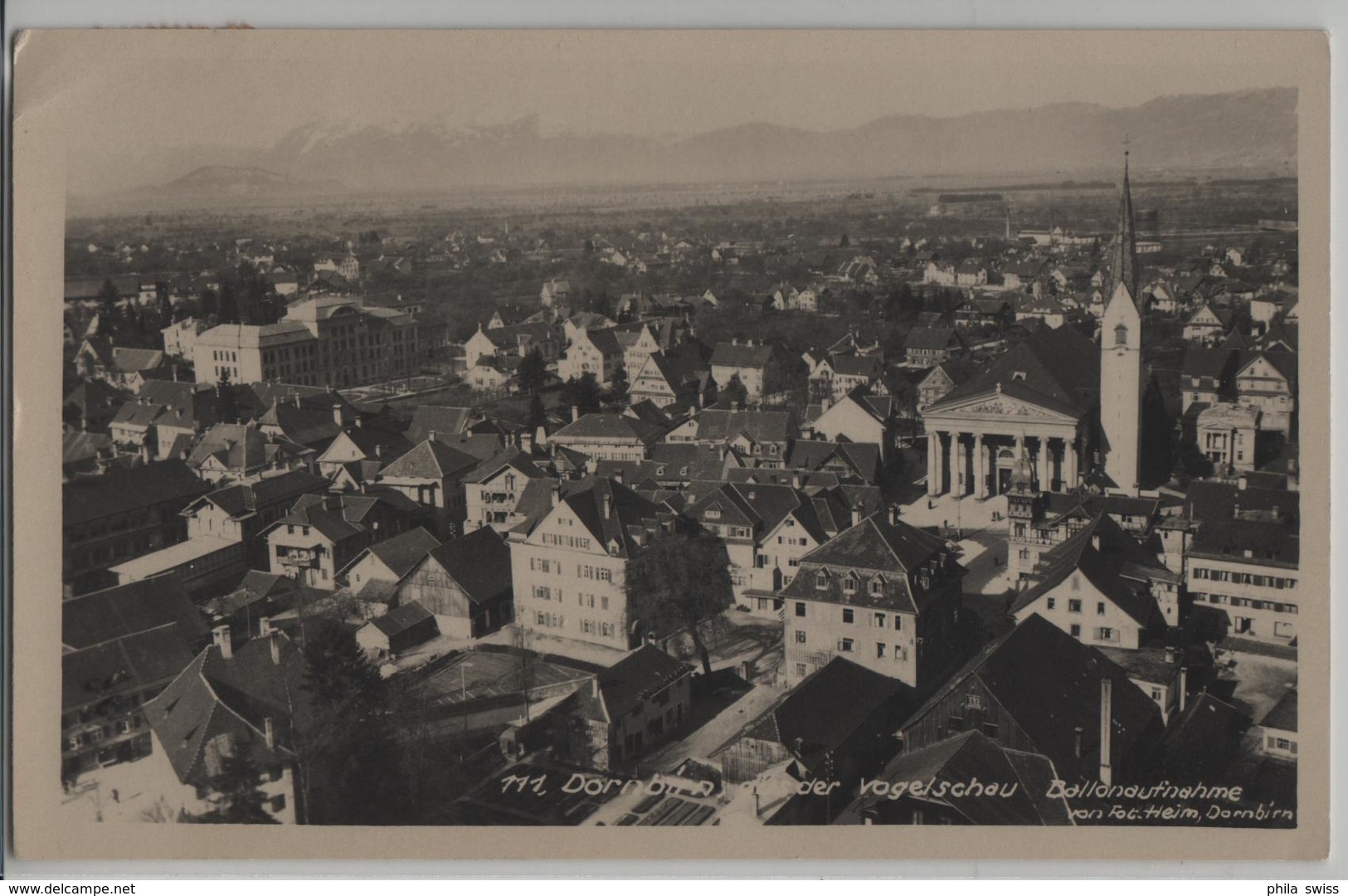 Dornbirn Aus Der Vogelschau - Ballonaufnahme Von Fotograph Heim - Dornbirn