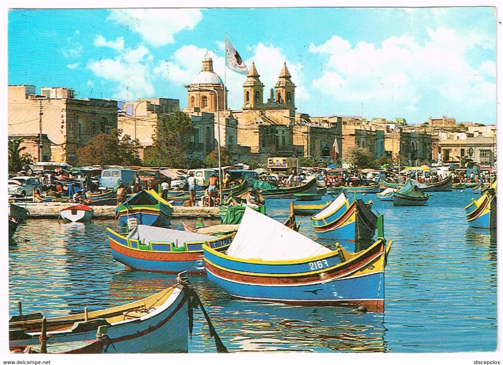 V1251 Malta - Marsaxlokk - Fishing Village - Nice Stamps Timbres Francobolli / Viaggiata 1995 - Malta