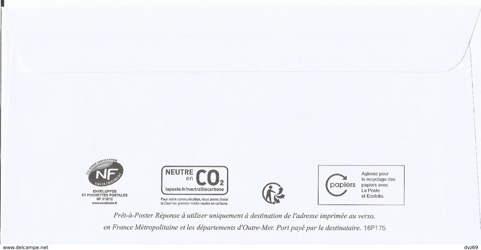 WWF , Enveloppe Neuve, PostReponse 20g ECO, Validité Permanente - Prêts-à-poster: Réponse /Ciappa-Kavena