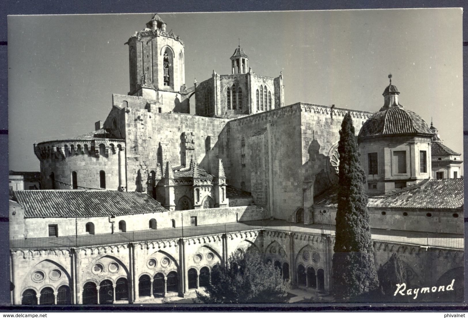 TARJETA POSTAL SIN CIRCULAR , TARRAGONA - CATEDRAL , VISTA DESDE EL CLAUSTRO - Tarragona