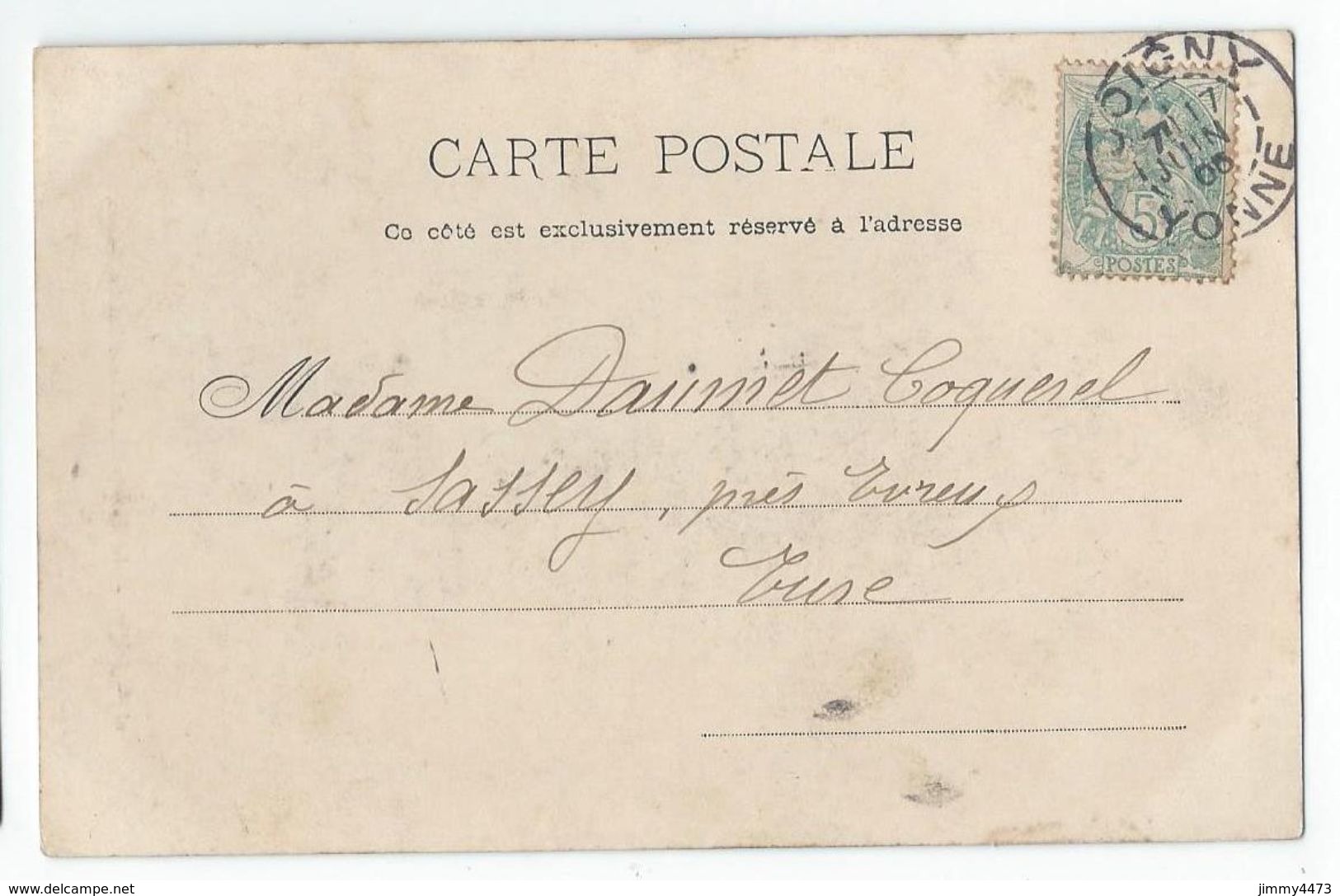 CPA - La Grande Rue Et La Rue Antoine Benoit, Bien Animée En 1905 - JOIGNY 89 Yonne - N° 16 - Scans Recto-Verso - Joigny