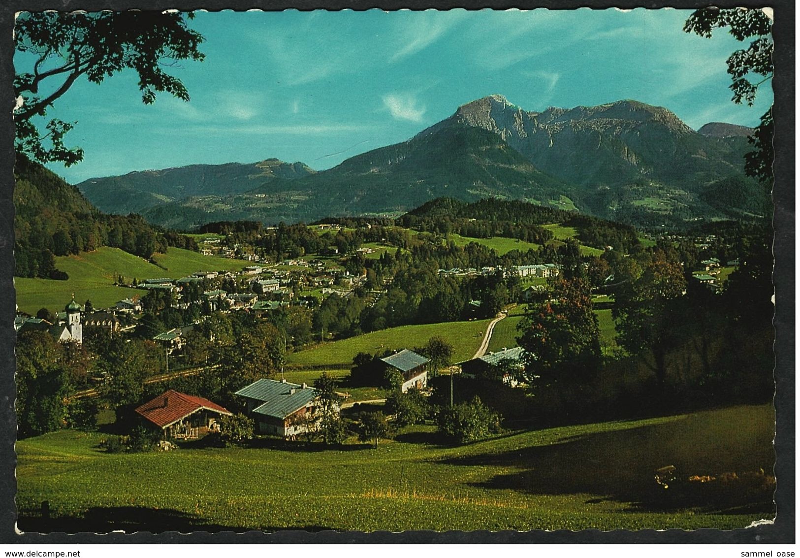 Bischofswiesen Mit Hohen Göll  -  Ansichtskarte Ca.1970    (8111) - Bischofswiesen