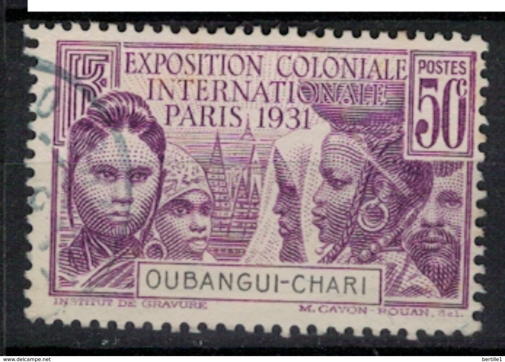 OUBANGUI          N°  YVERT      85   ( 11 )        OBLITERE       ( O   2/33 ) - Oblitérés