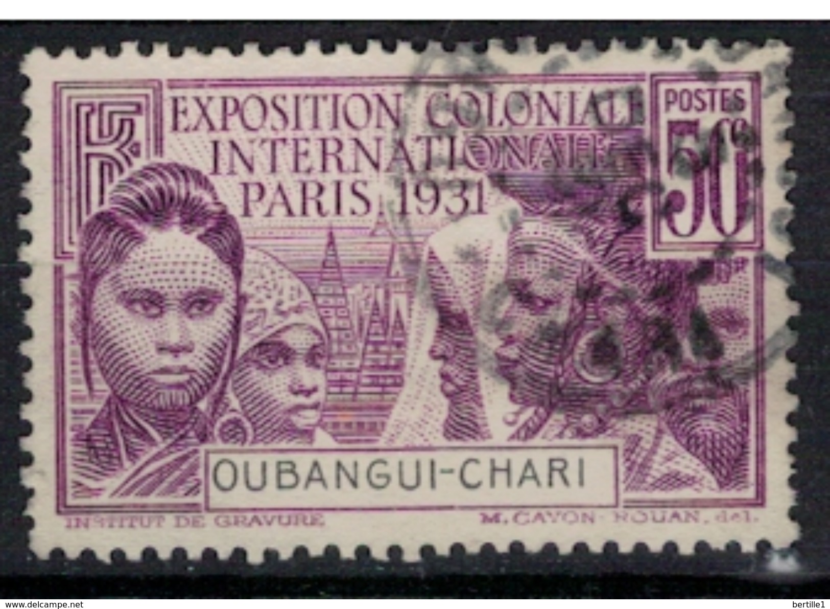 OUBANGUI          N°  YVERT      85   ( 17 )        OBLITERE       ( O   2/34 ) - Used Stamps